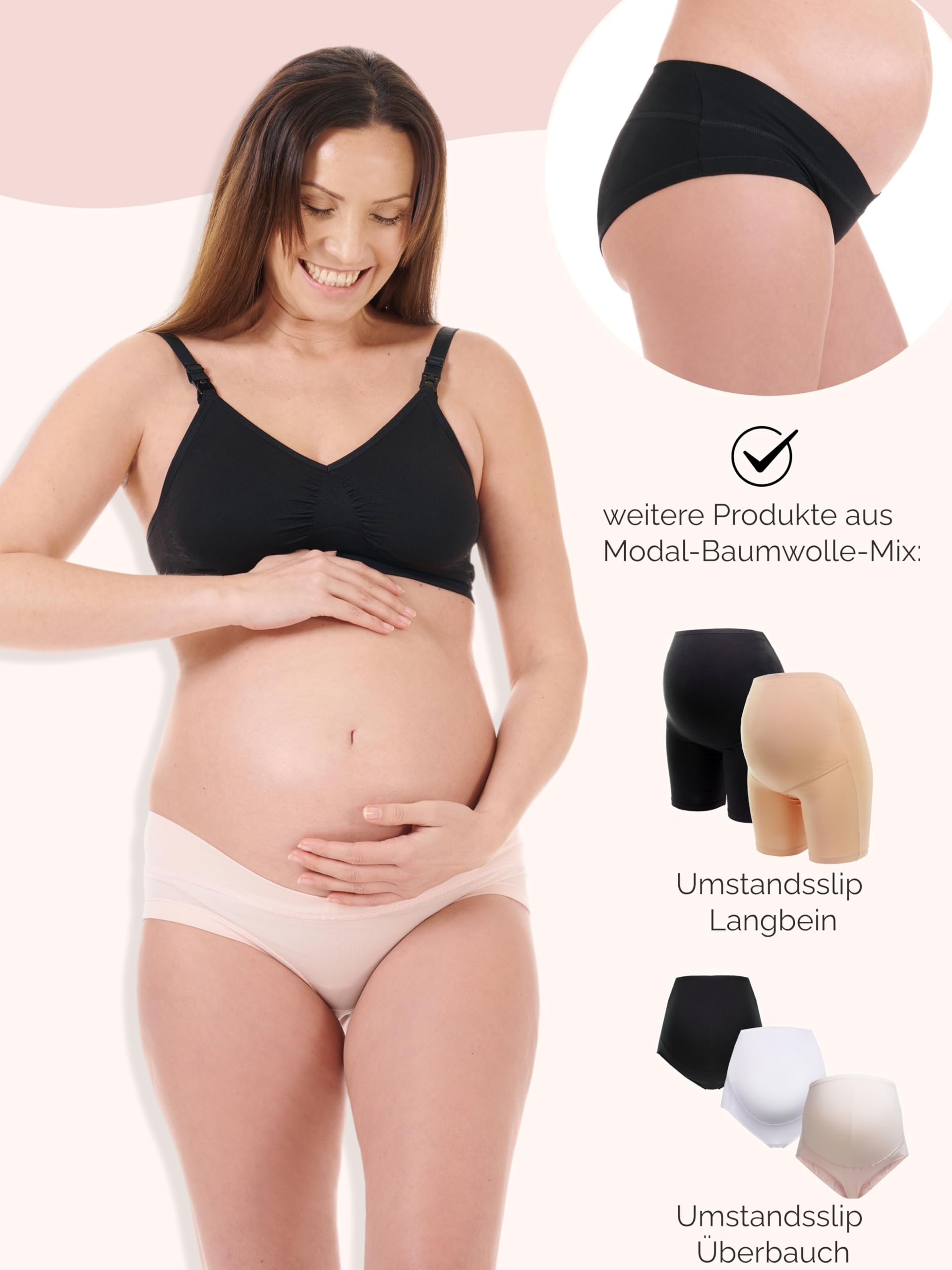 herzmutter-umstandsslip-5730-schwangerschaft-baumwolle-3er-pack-unterbauch image 5