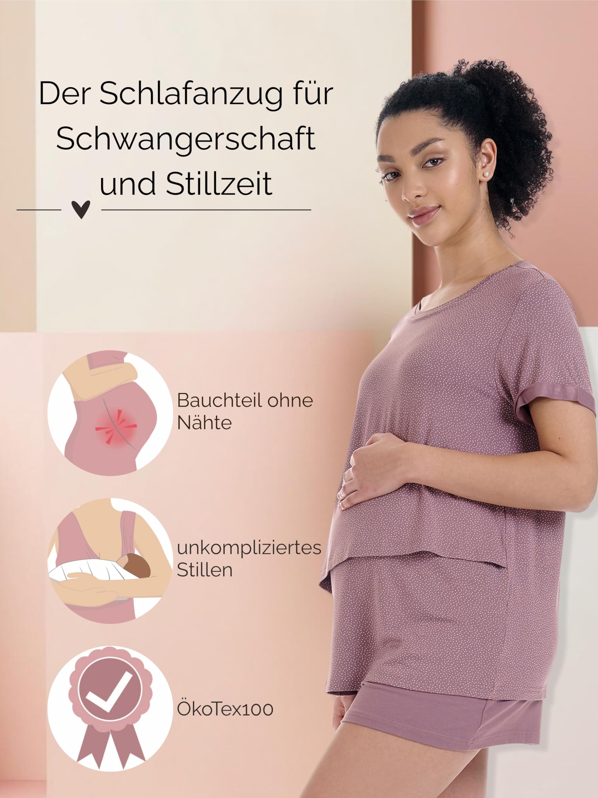 herzmutter-still-schlafanzug-kurz-2550-2650-stillpyjama-set-oekotex image 3