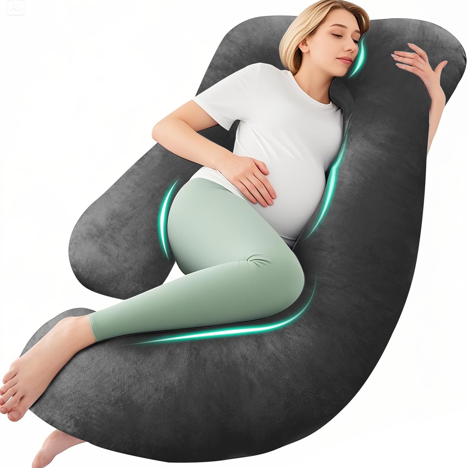 chilling-home-schwangerschaftskissen-j-form-seitenschl-ferkissen-140x70-cm-mit-b image 1