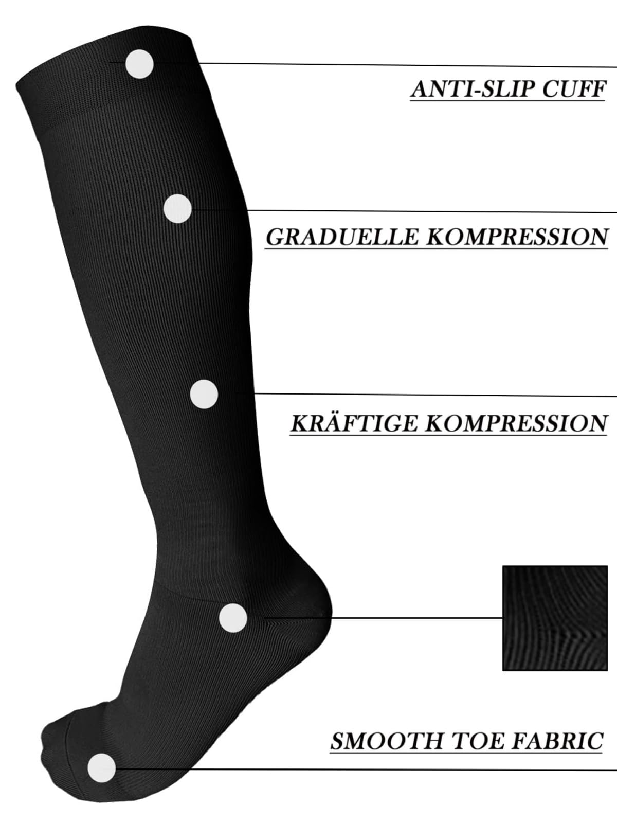 ddobb-kompressionsstr-mpfe-4-paar-st-tzstr-mpfe-f-r-flug-sport-running-2 image 5