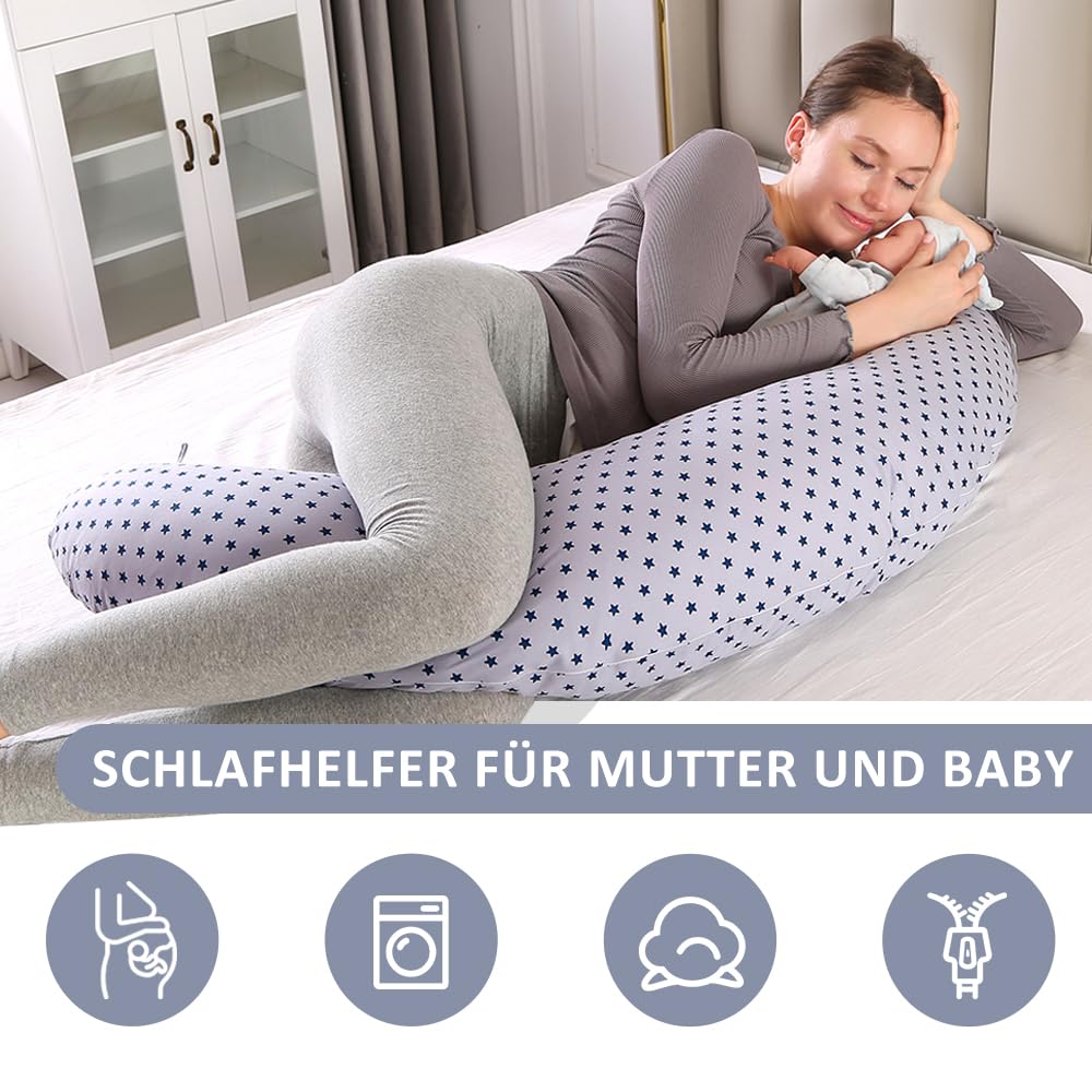 chilling-home-2-in-1-stillkissen-xxl-schwangerschaftskissen-mit-innenkissen image 2
