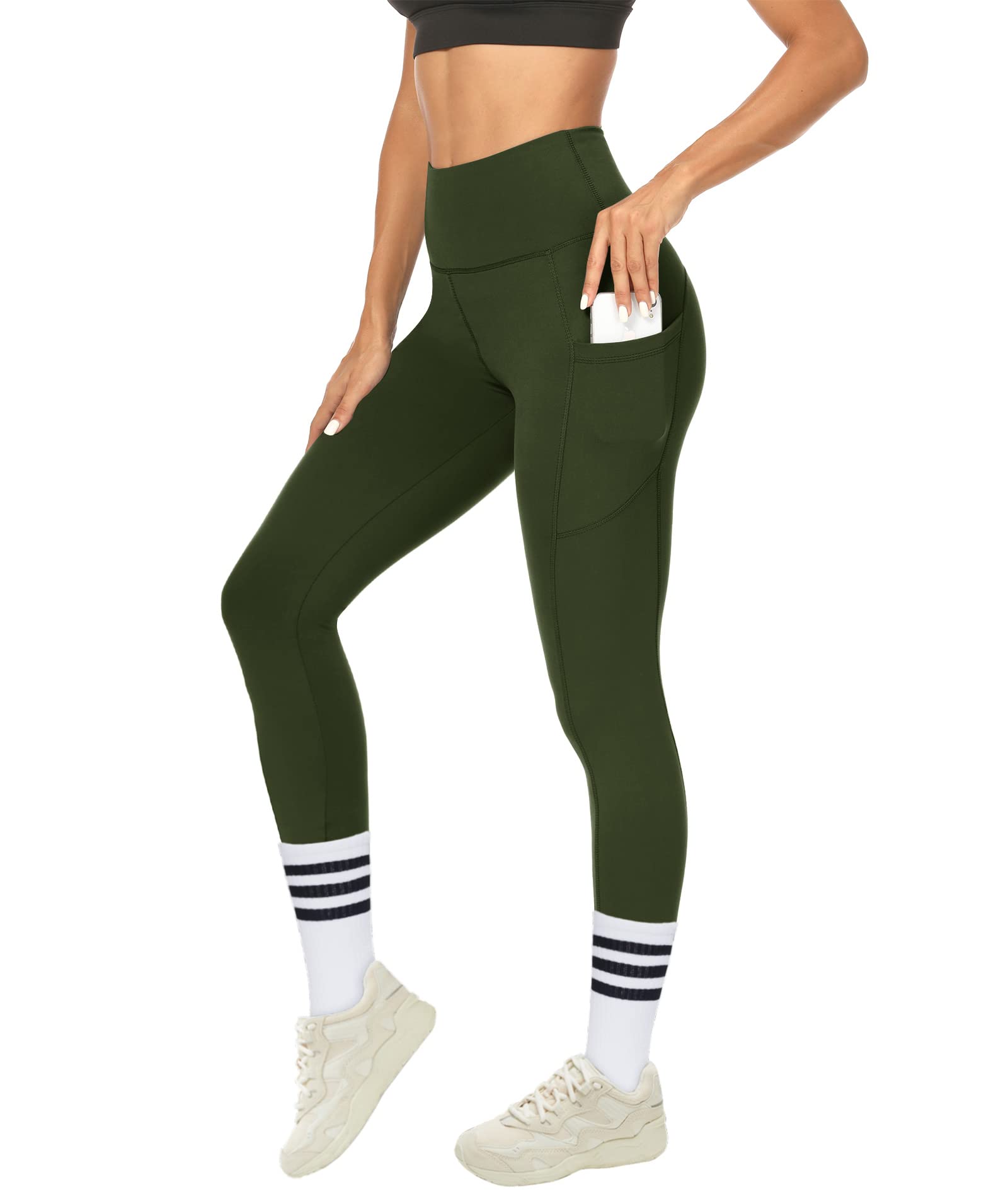 ddobb-sport-leggings-damen-mit-taschen-high-waist-sporthose image 7