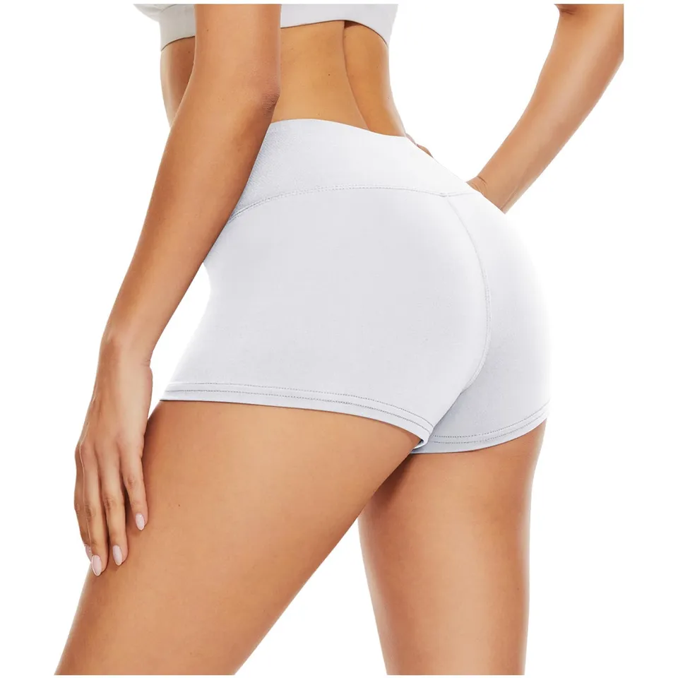 ddobb-radlerhose-damen-kurz-high-waist-2er-pack-sport-shorts image 1