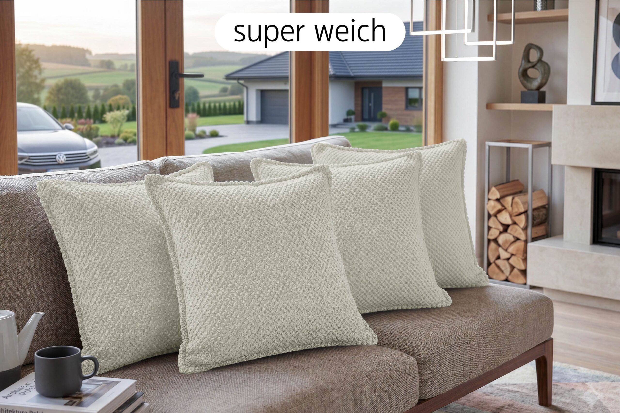 amilian-dekokissen-4er-set-mit-f-llung-f-r-sofa-40x40-45x45-50x50-cm image 2