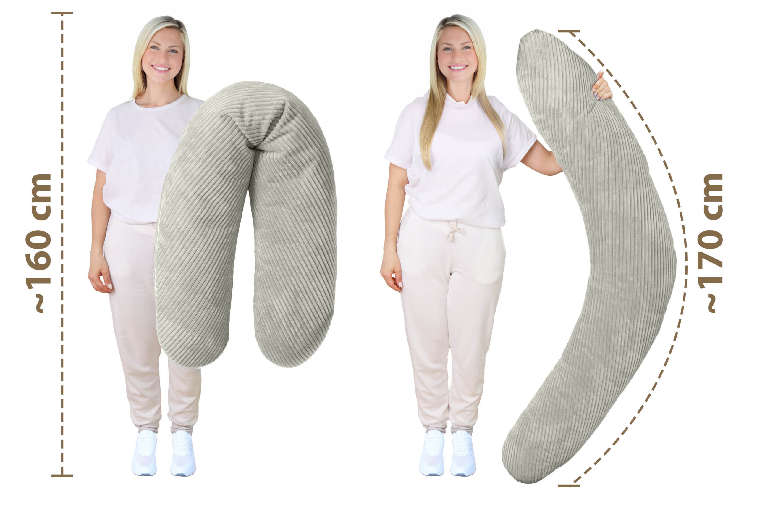 amilian-stillkissen-xxl-170-cm-u-form-schwangerschaftskissen-seitenschl-ferkisse image 4
