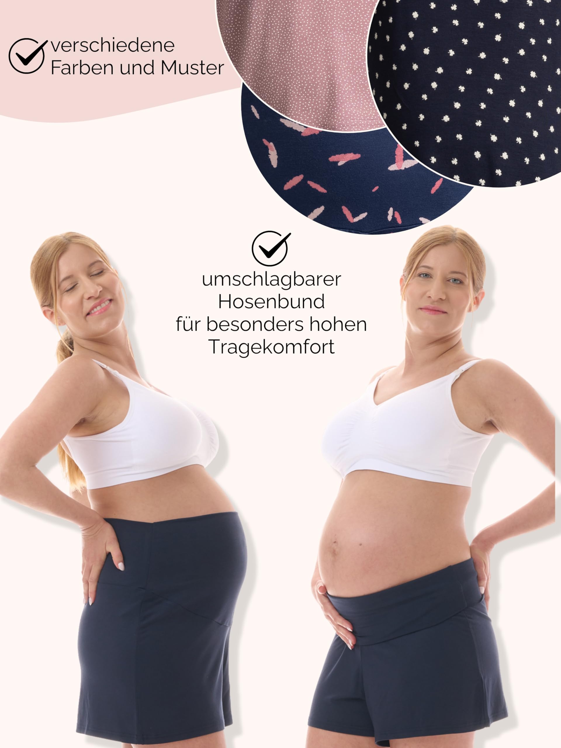 herzmutter-still-schlafanzug-kurz-2550-2650-stillpyjama-umstandspyjama-set image 4