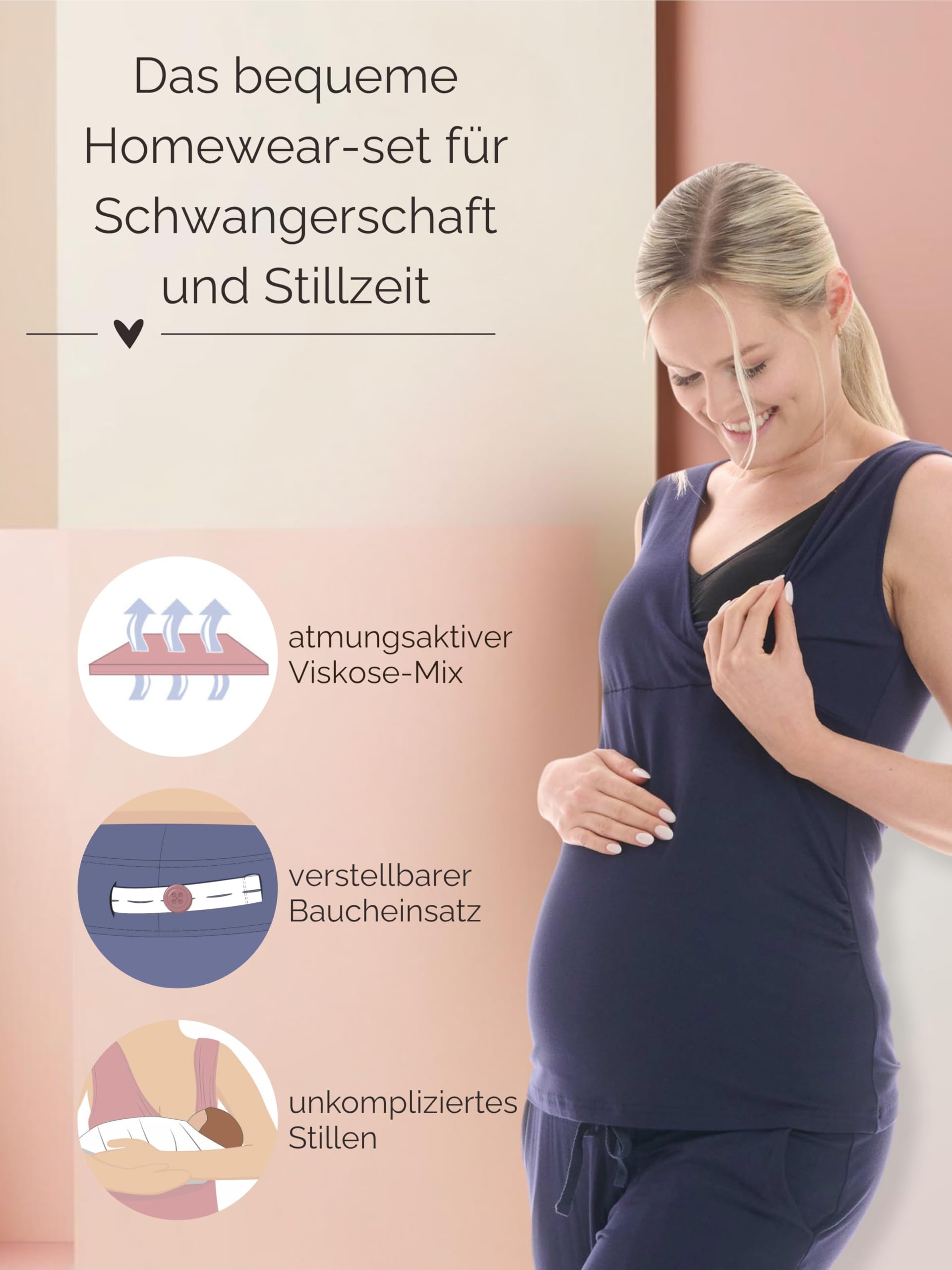 herzmutter-stillpyjama-set-8100-3-teilig-umstands-pyjama-wochenbett image 3