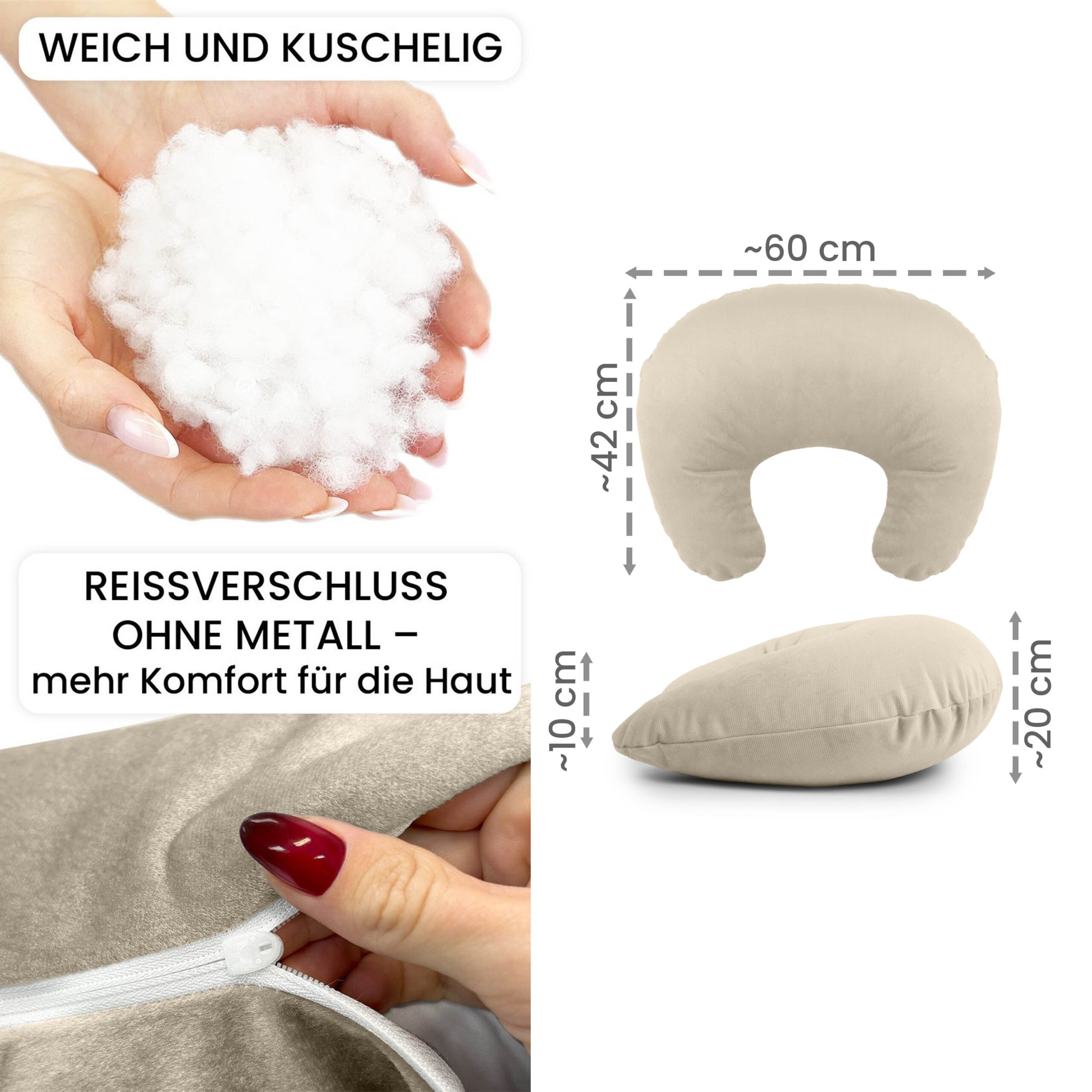 amilian-stillmond-stillkissen-ca-60x42-cm-mit-abnehmbarem-bezug image 6