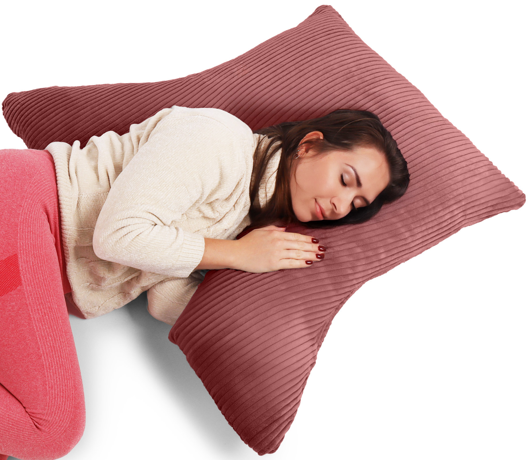 amilian-seitenschl-ferkissen-xxl-multifunktionskissen-stillkissen-f-r-bett-und-s image 1