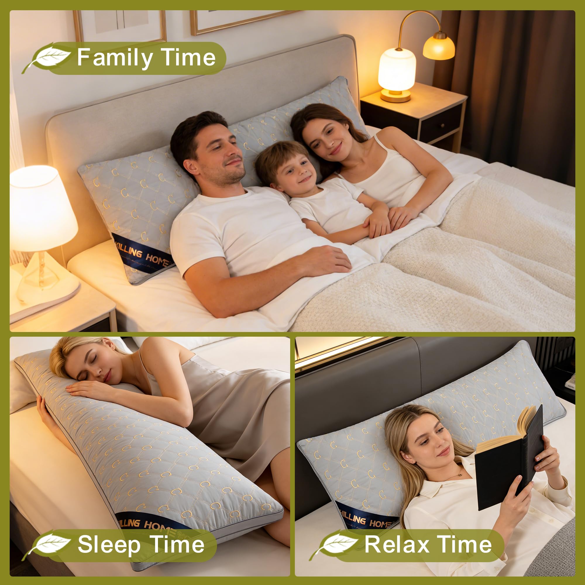 chilling-home-seitenschl-ferkissen-137-x-53-cm-schwangerschafts-stillkissen-grau image 3