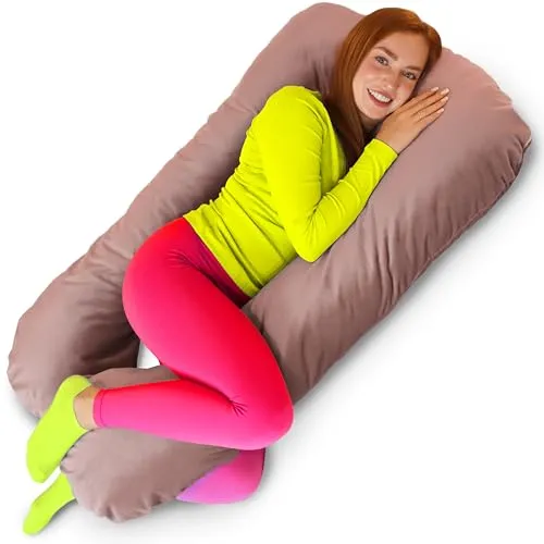amilian-seitenschl-ferkissen-xxl-j-form-120x70-cm-stillkissen-schwangerschaftski image 1
