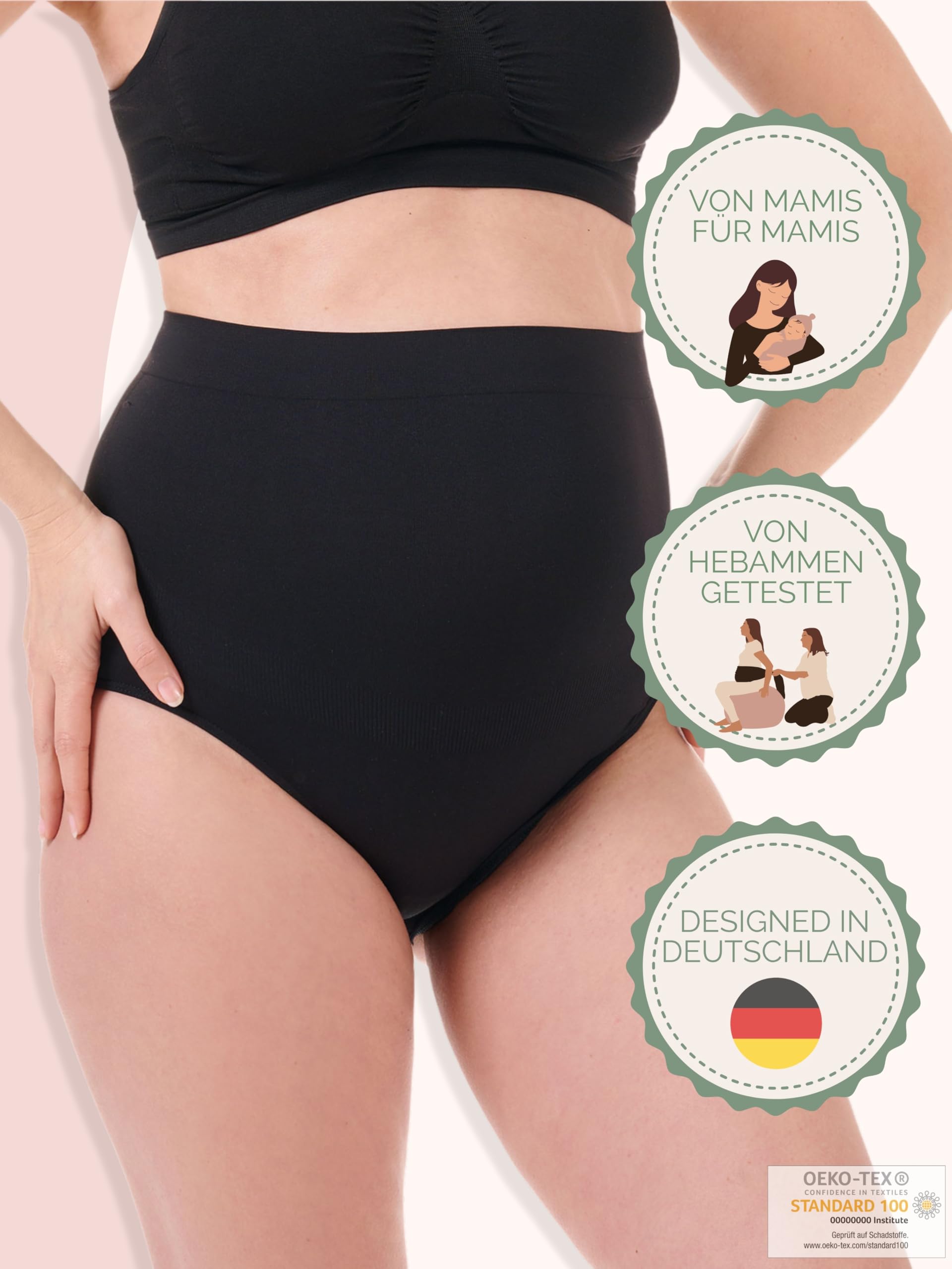 herzmutter-umstandsslips-nahtlos-3er-set-5830-schwangerschafts-unterhose-oekotex image 3
