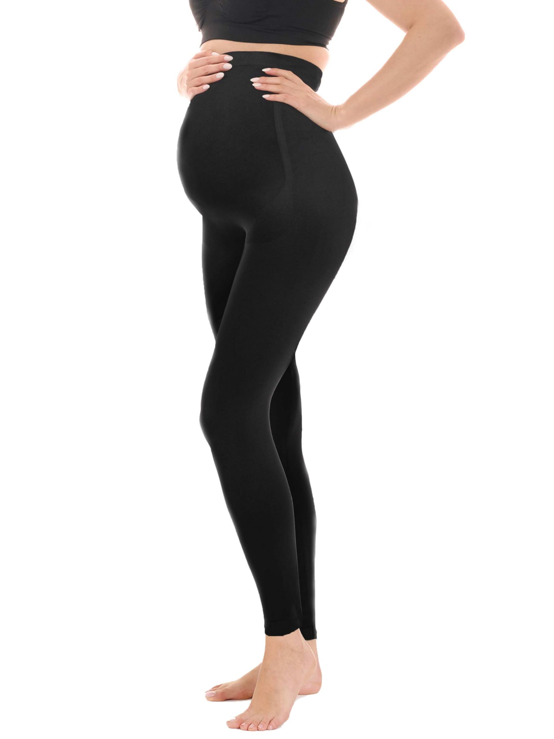 herzmutter-umstandsleggings-1900-high-waist-oekotex-blickdicht image 1