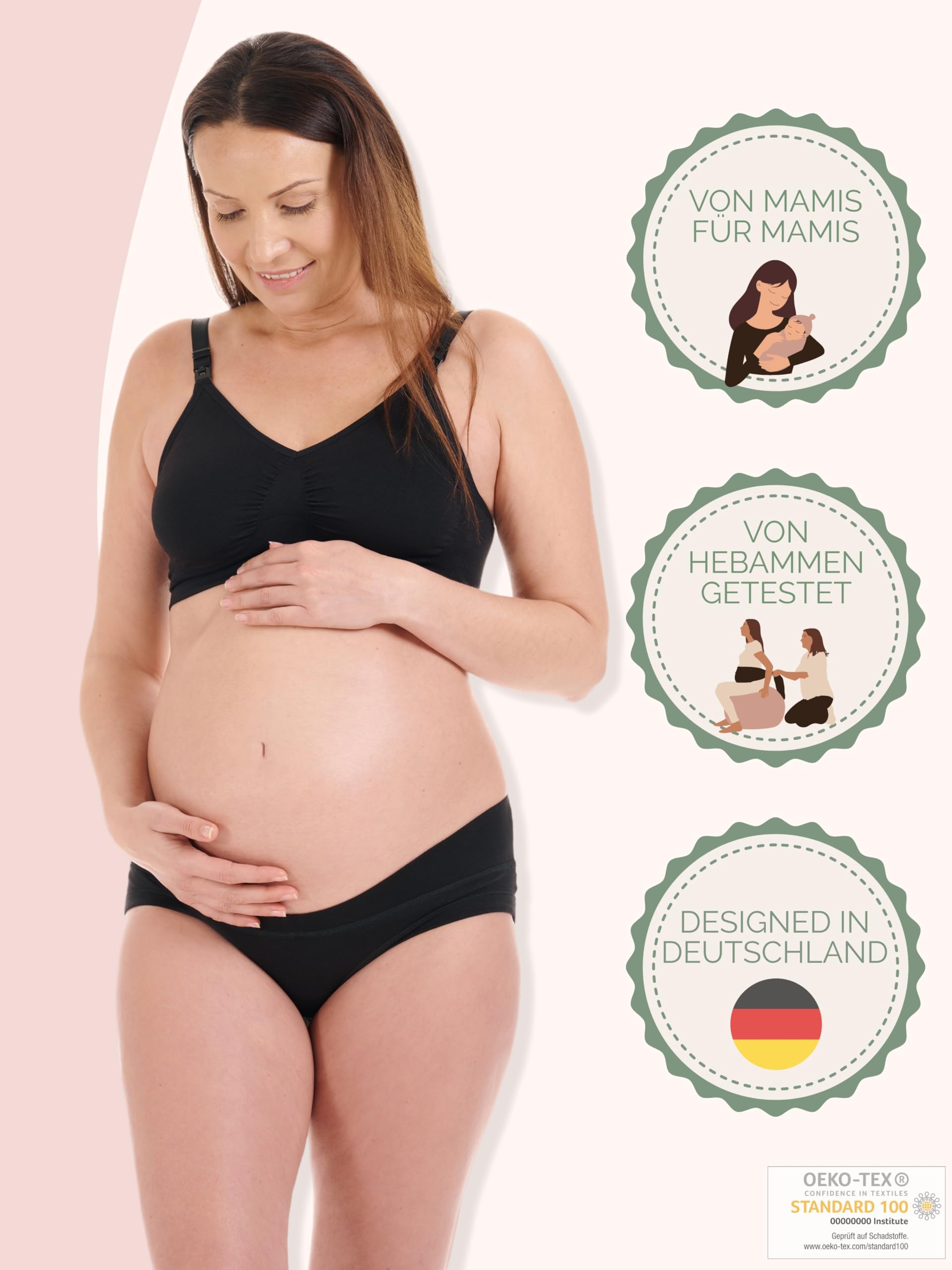herzmutter-umstandsslip-5730-schwangerschaft-baumwolle-3er-pack-unterbauch image 2