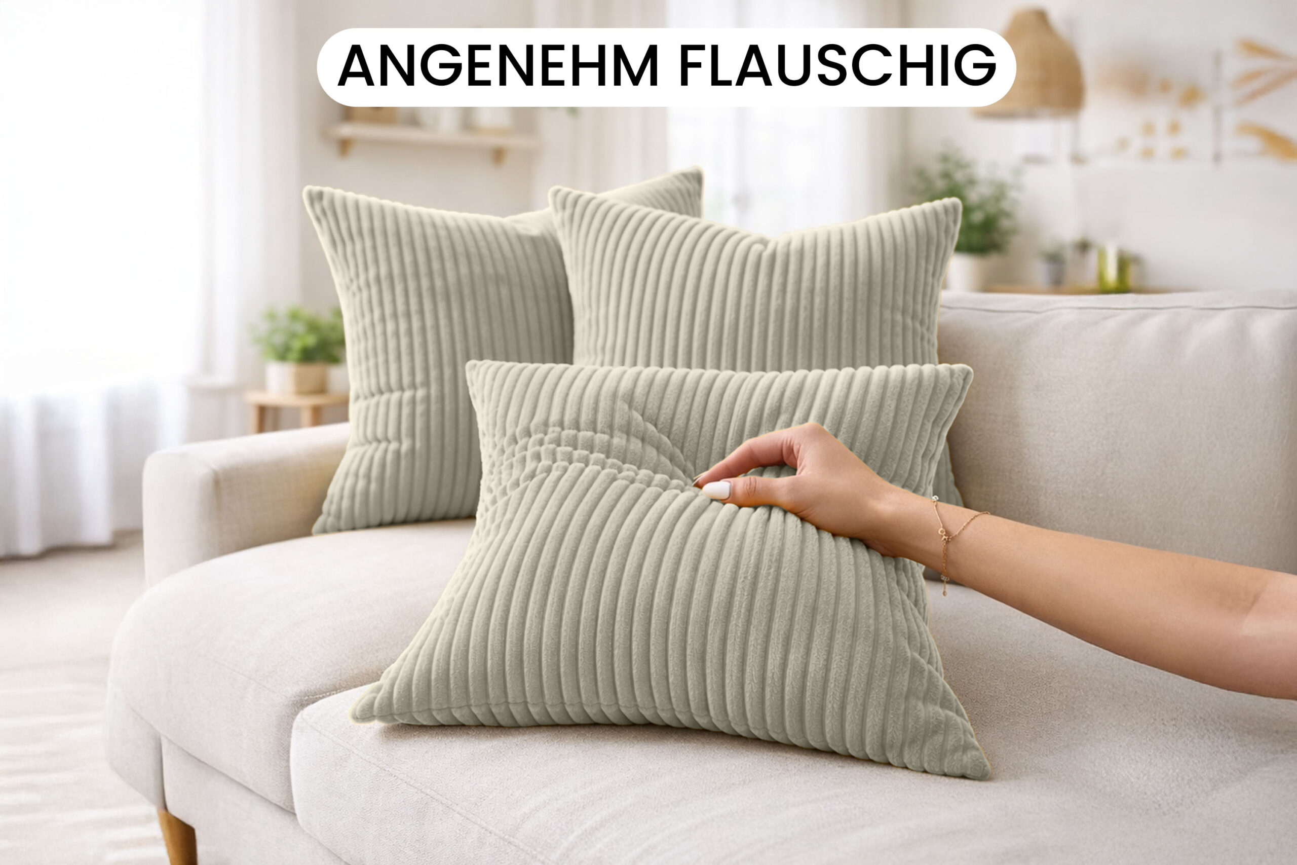 amilian-dekokissen-4er-set-mit-f-llung-cord-optik-2x-50x50-2x-35x45-cm image 7