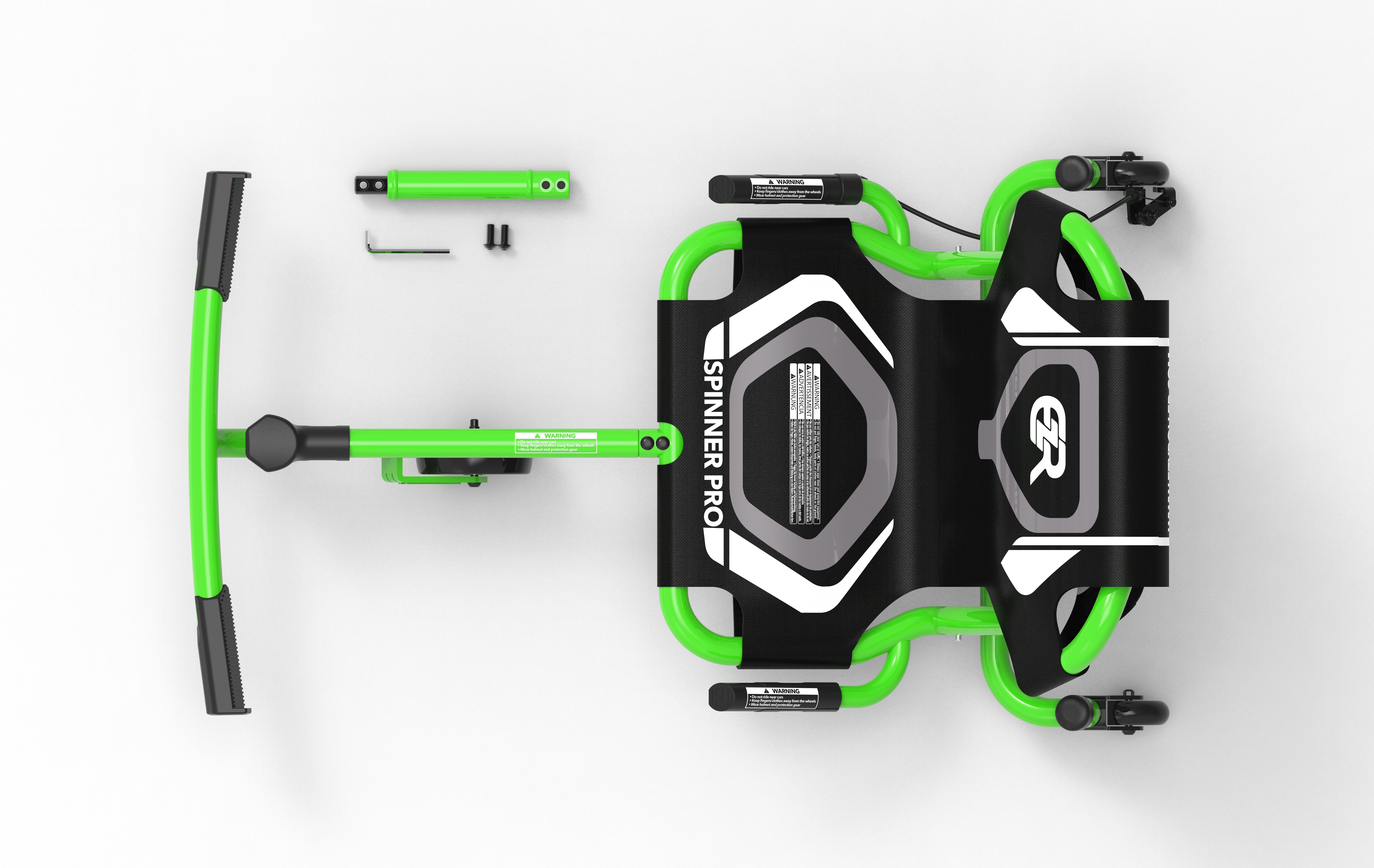 ezyroller-spinner-pro-x-fahrzeug-lime-green image 3