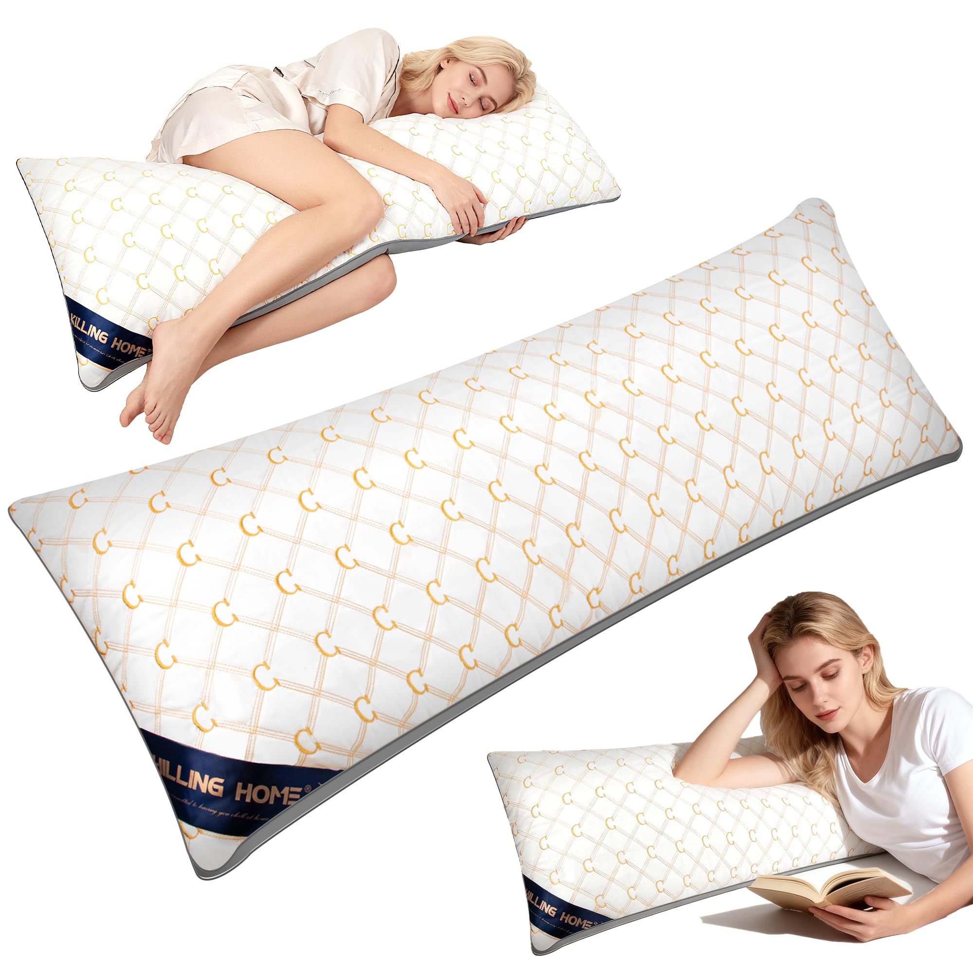 chilling-home-seitenschl-ferkissen-137-x-53-cm-schwangerschafts-stillkissen-wei- image 1