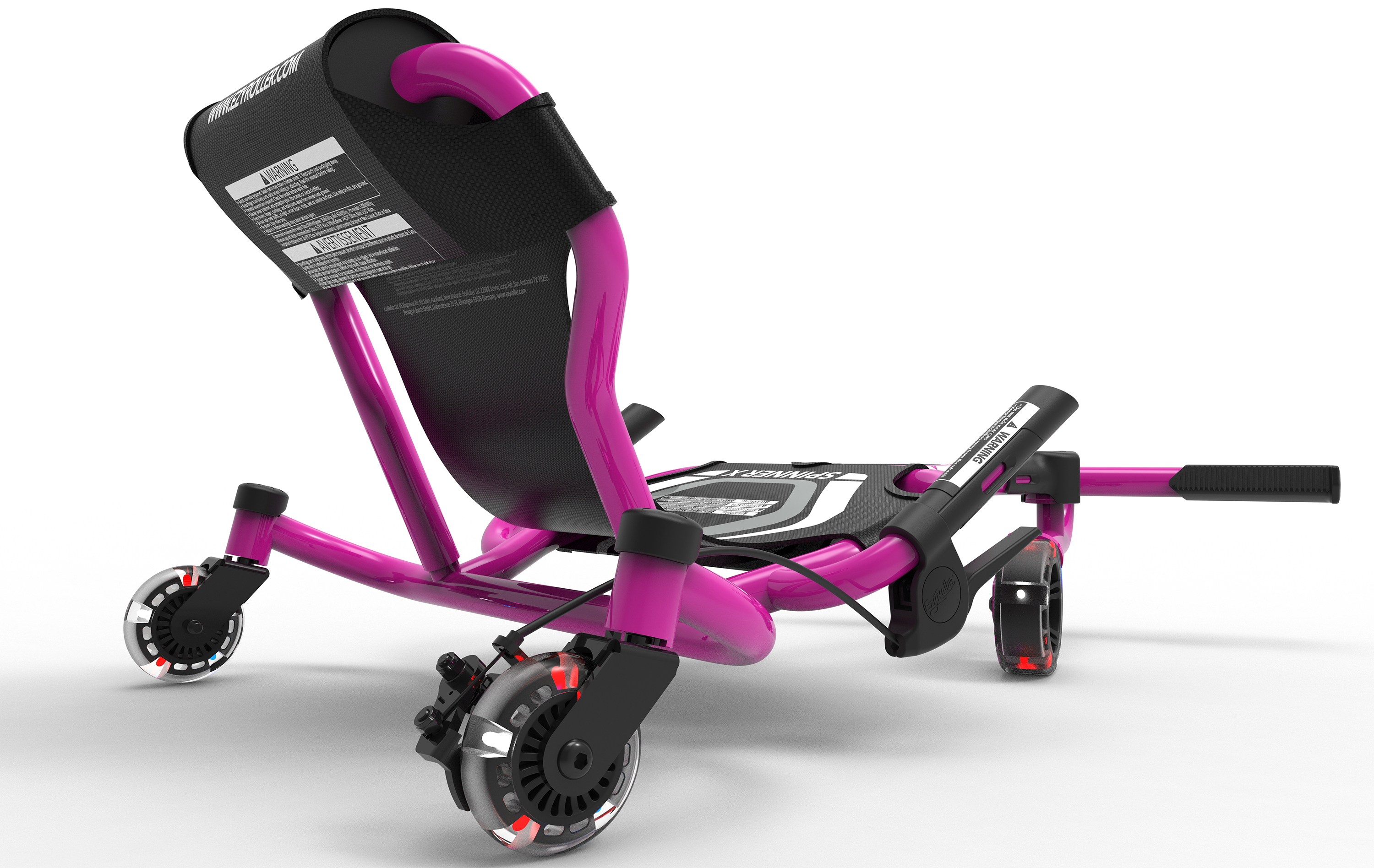 ezyroller-spinner-x-pink-mit-led-r-dern image 2