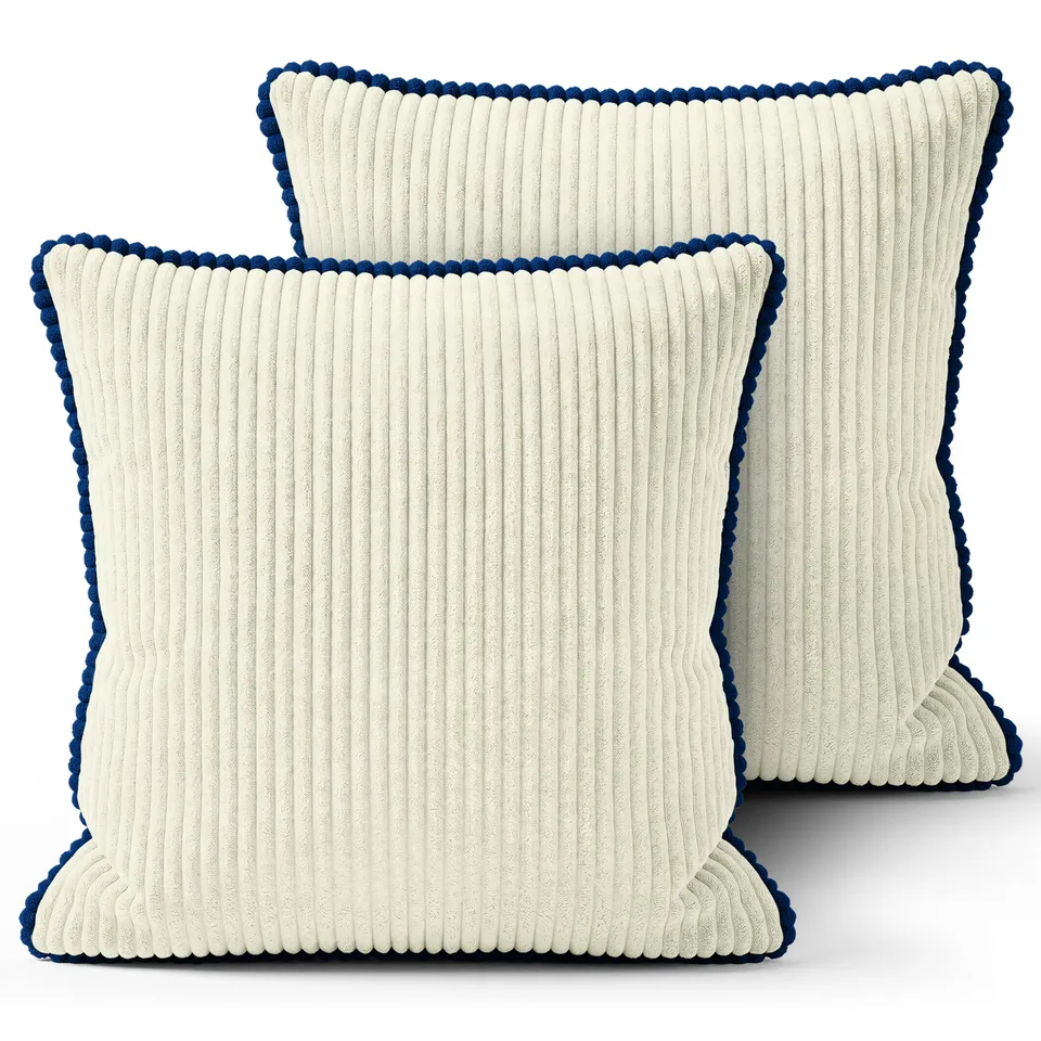 amilian-dekokissen-mit-f-llung-2er-set-mit-biese-40x40-45x45-50x50-cm image 1