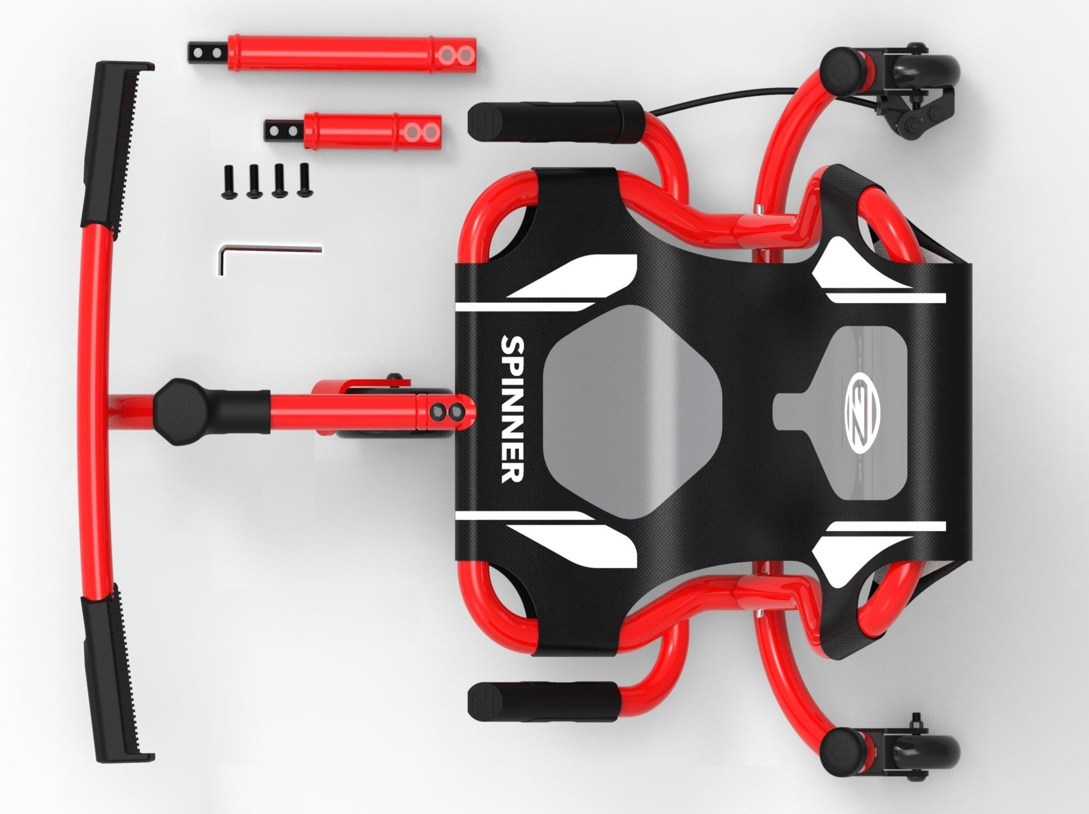 ezyroller-spinner-dreirad-bravo-red image 4