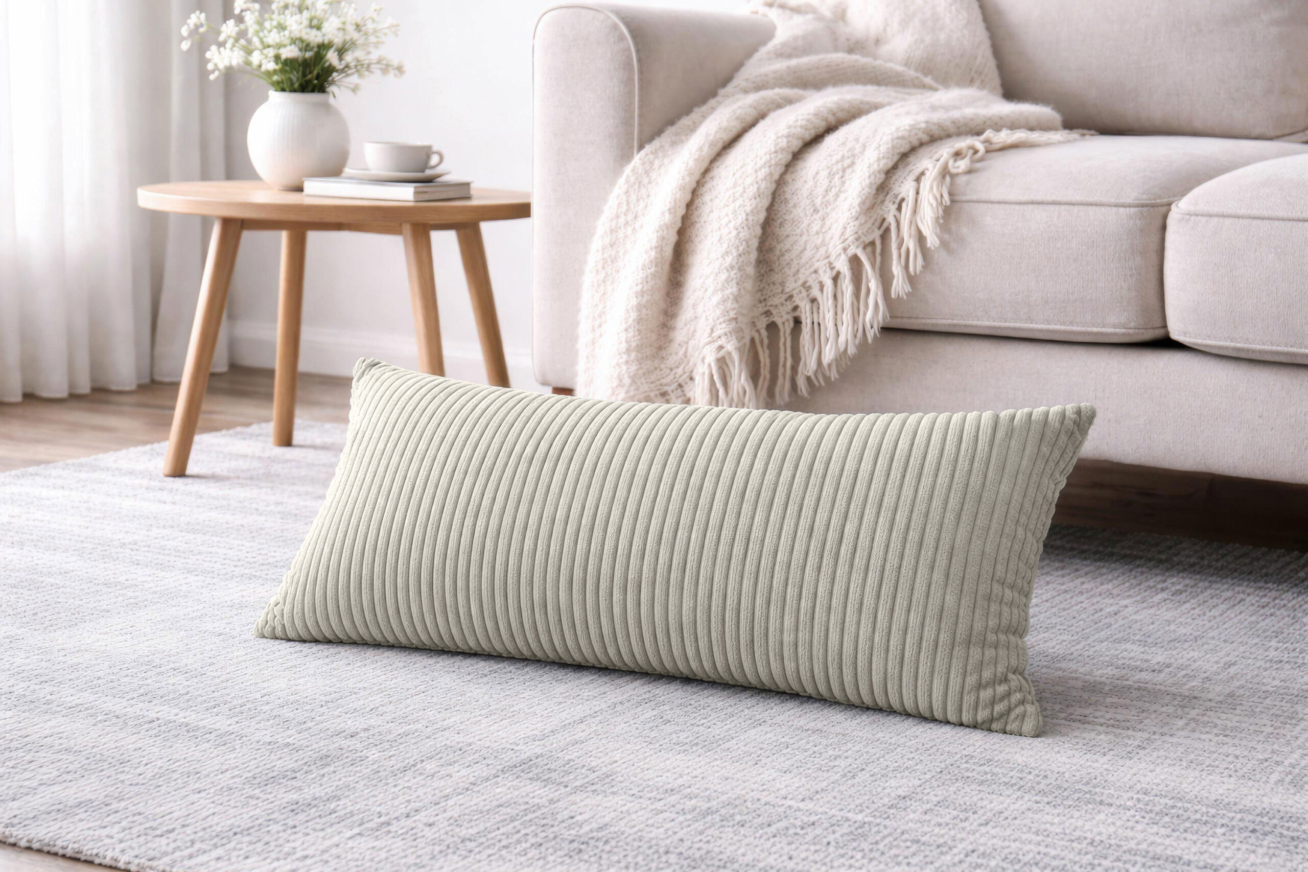 amilian-kissenbezug-40x80-cm-in-cord-optik-kopfkissenbezug-mit-hotelverschluss image 7
