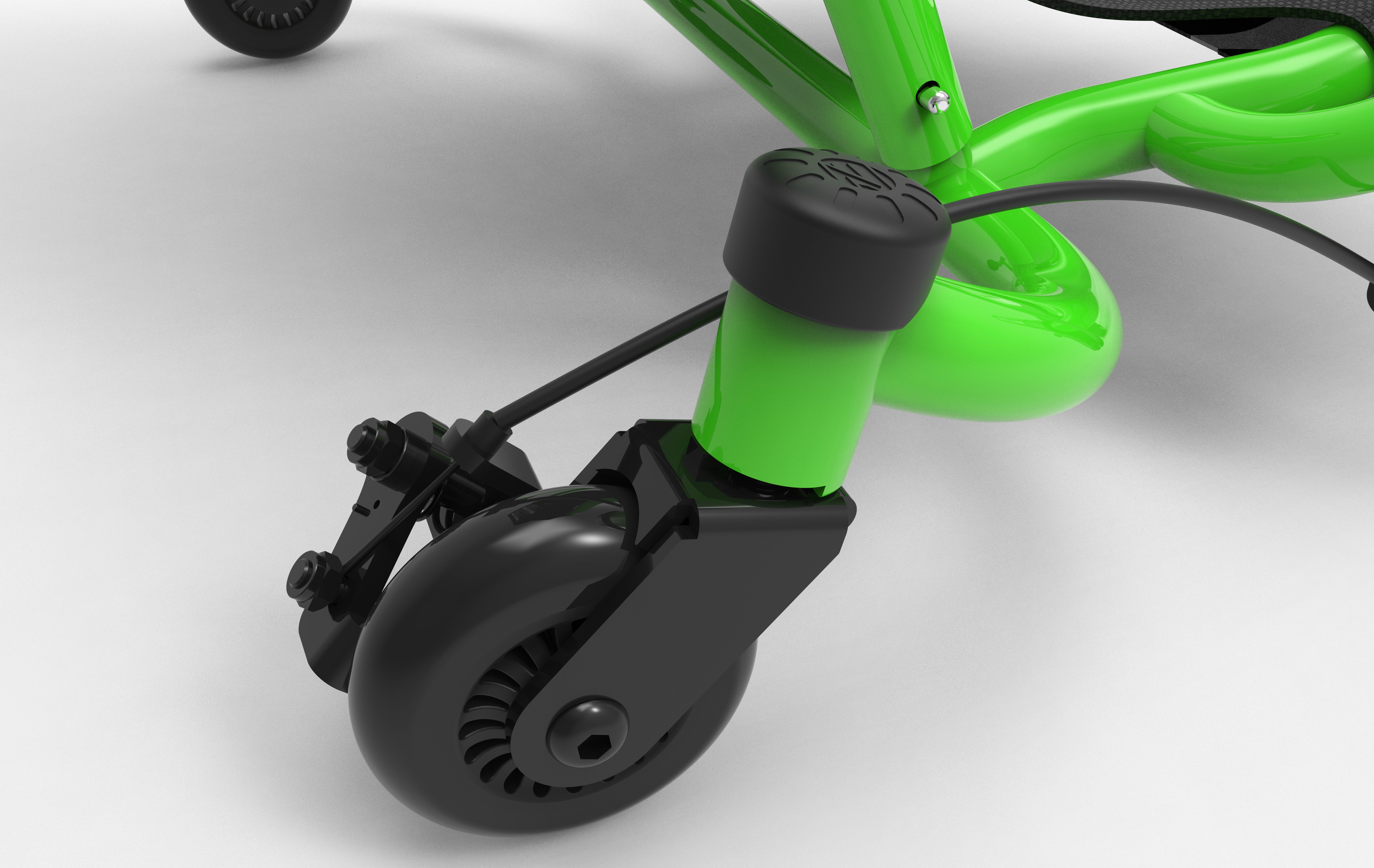 ezyroller-spinner-x-lime-green-360-kinder-fahrzeug image 2