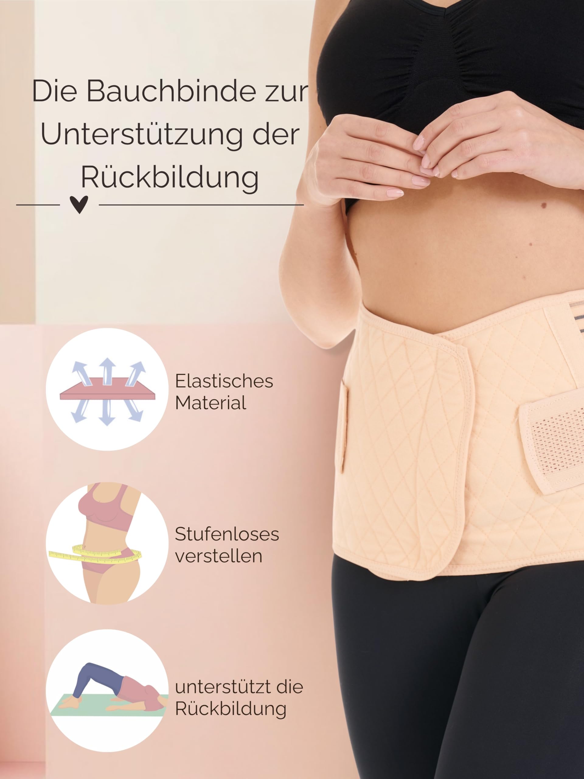 herzmutter-bauchbinde-nach-geburt-3500-postpartum-r-ckbildungsg-rtel image 3