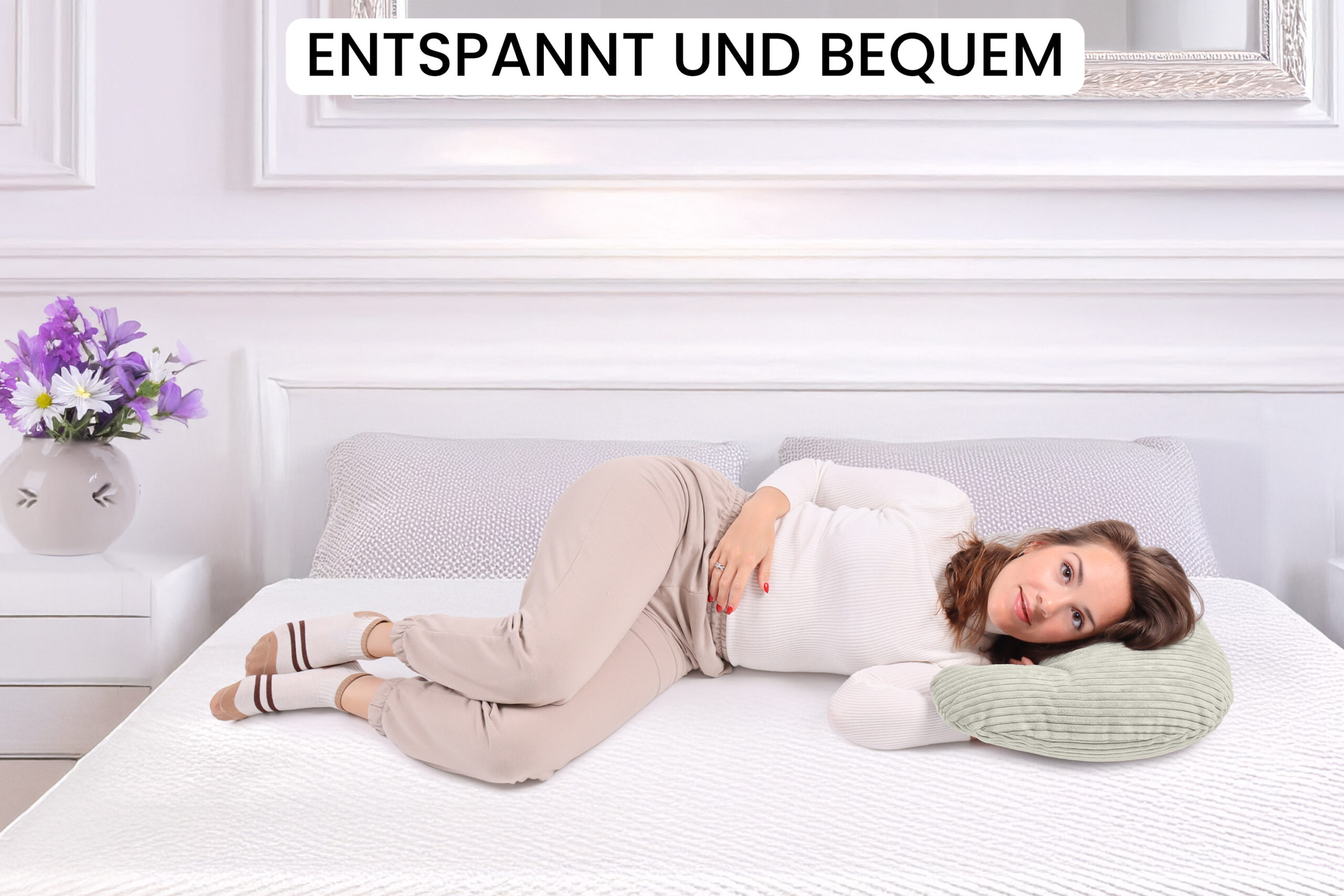 amilian-stillkissen-mit-bezug-60x42-cm-schwangerschafts-seitenschl-ferkissen image 4