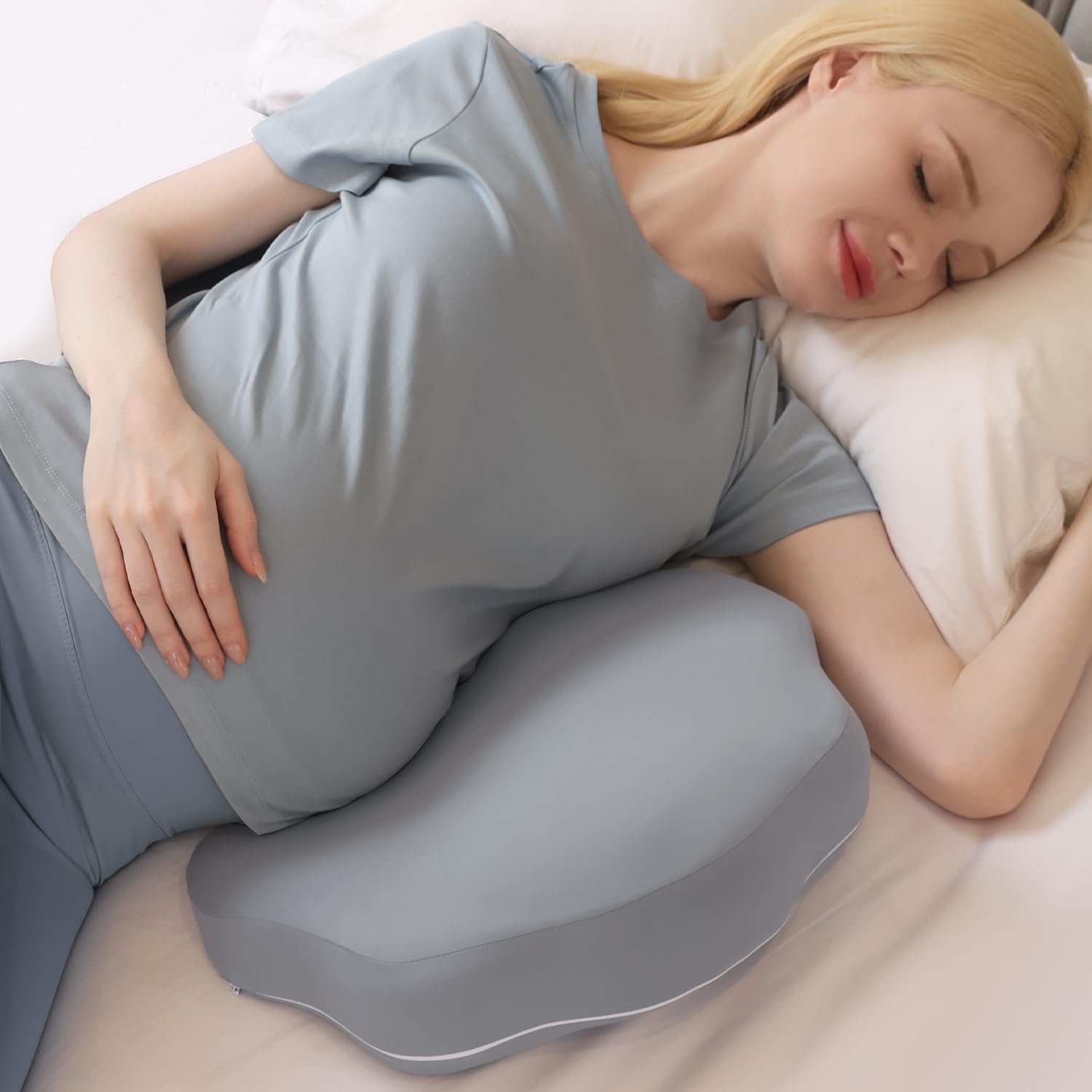 chilling-home-schwangerschaftskissen-wedge-memory-foam-kompaktes-seitenschl-ferk image 8