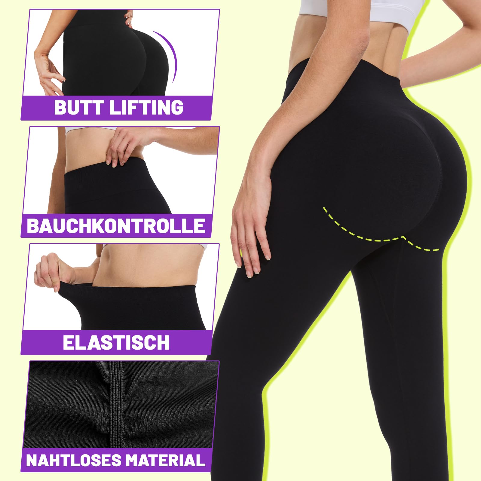 ddobb-scrunch-butt-leggings-damen-high-waist-push-up-yogahose image 3