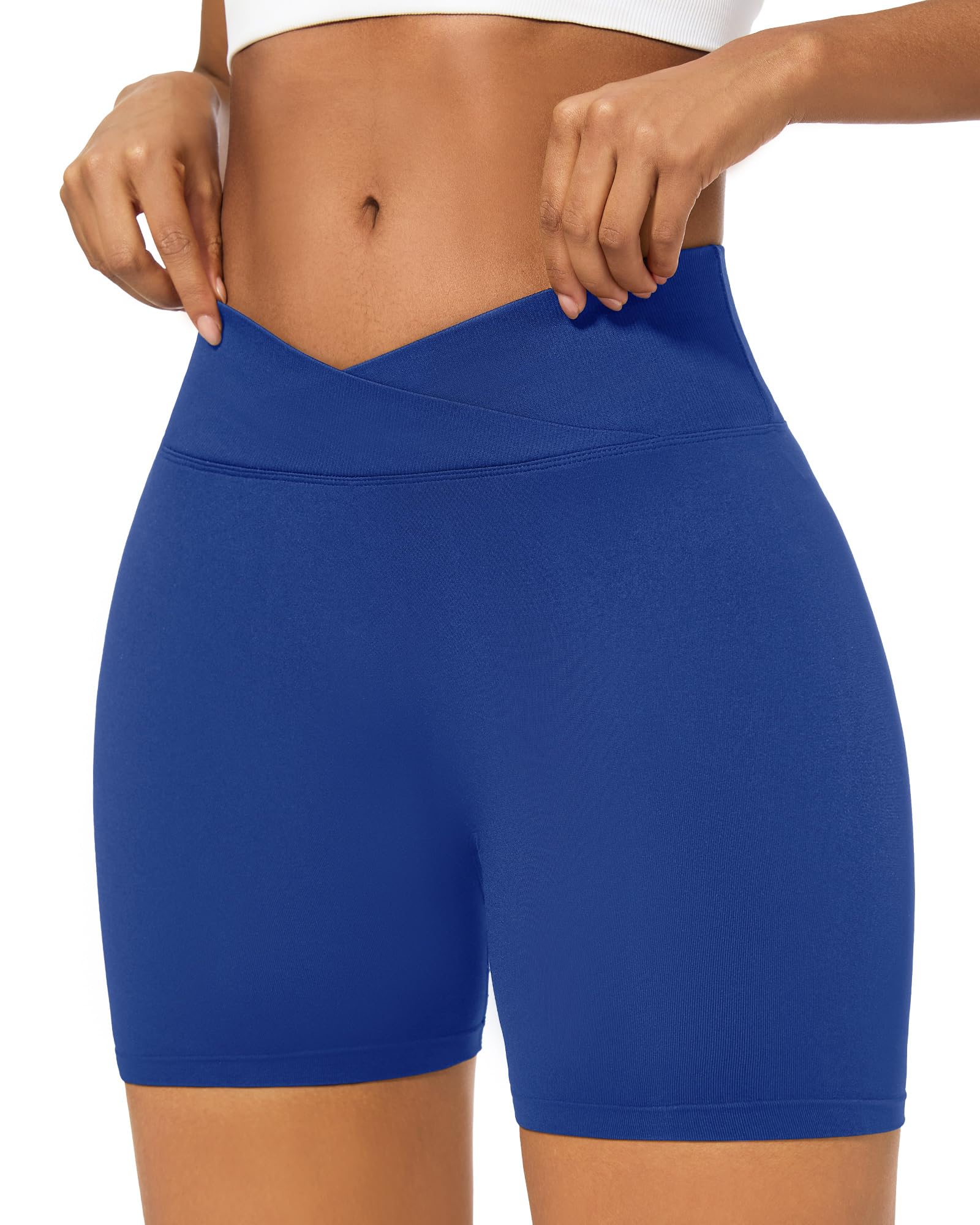 ddobb-radlerhose-damen-v-cross-scrunch-butt-nahtlos-kurz image 1