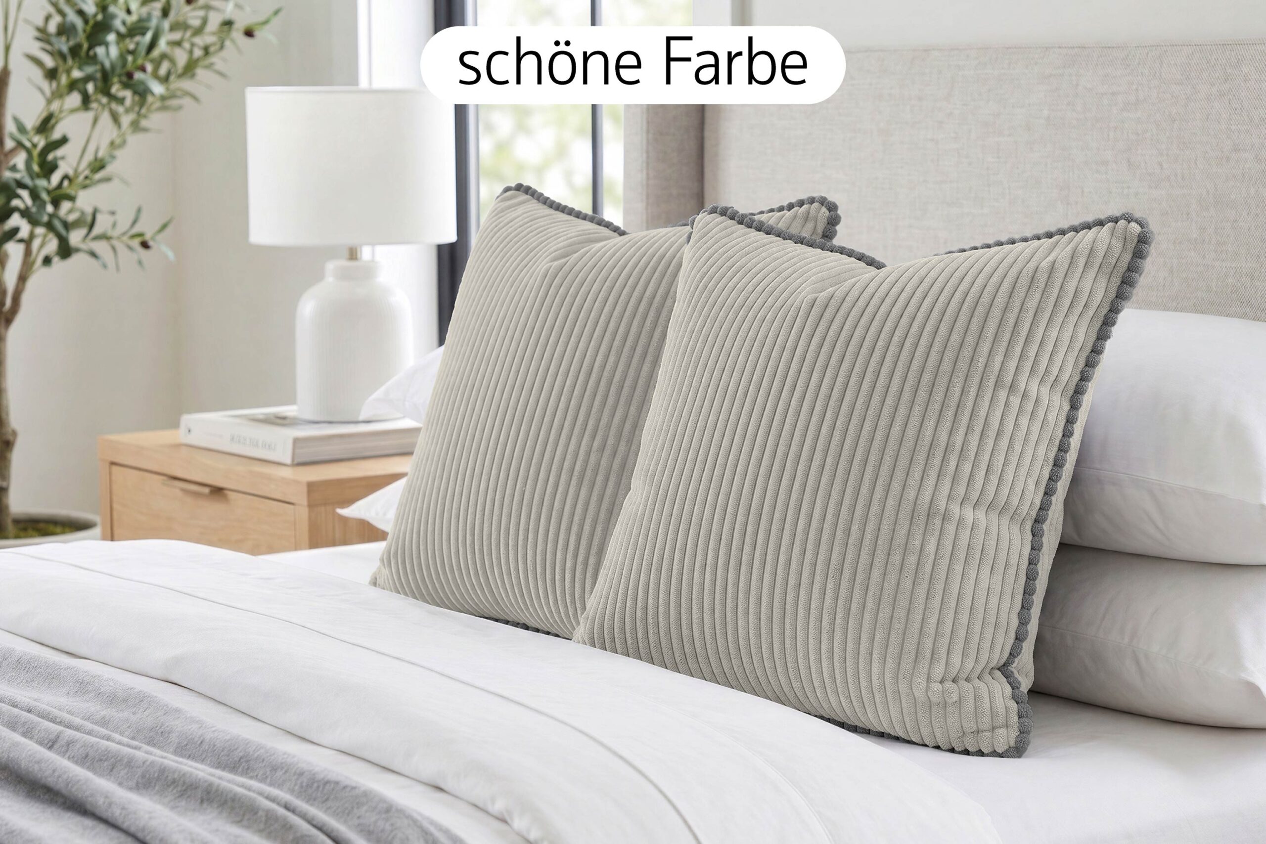 amilian-zierkissen-mit-paspel-dekokissen-sofakissen-mit-f-llung-40-45-50-cm image 4