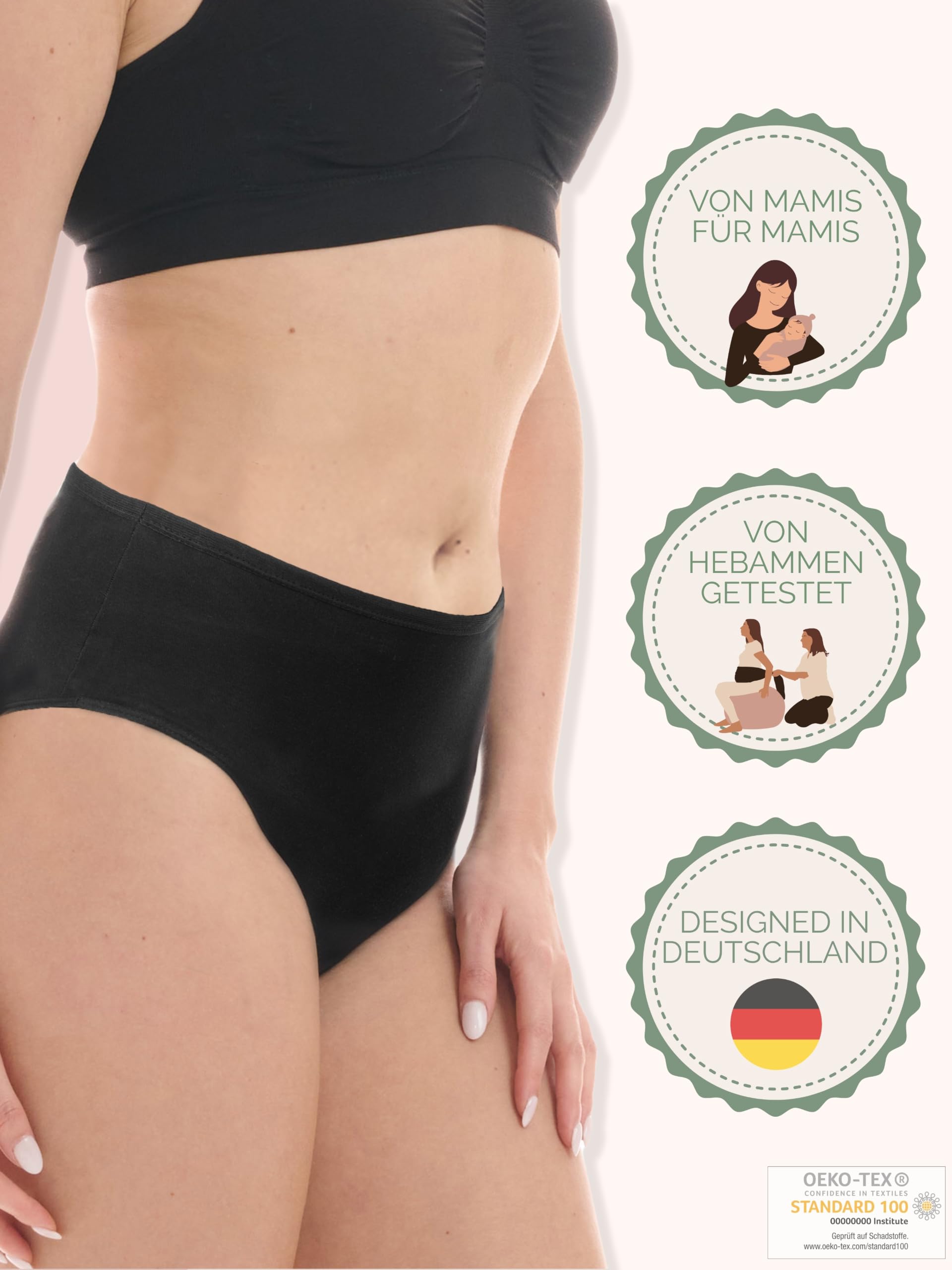 herzmutter-wochenbett-unterw-sche-baumwolle-2er-oekotex-slip-5920 image 2