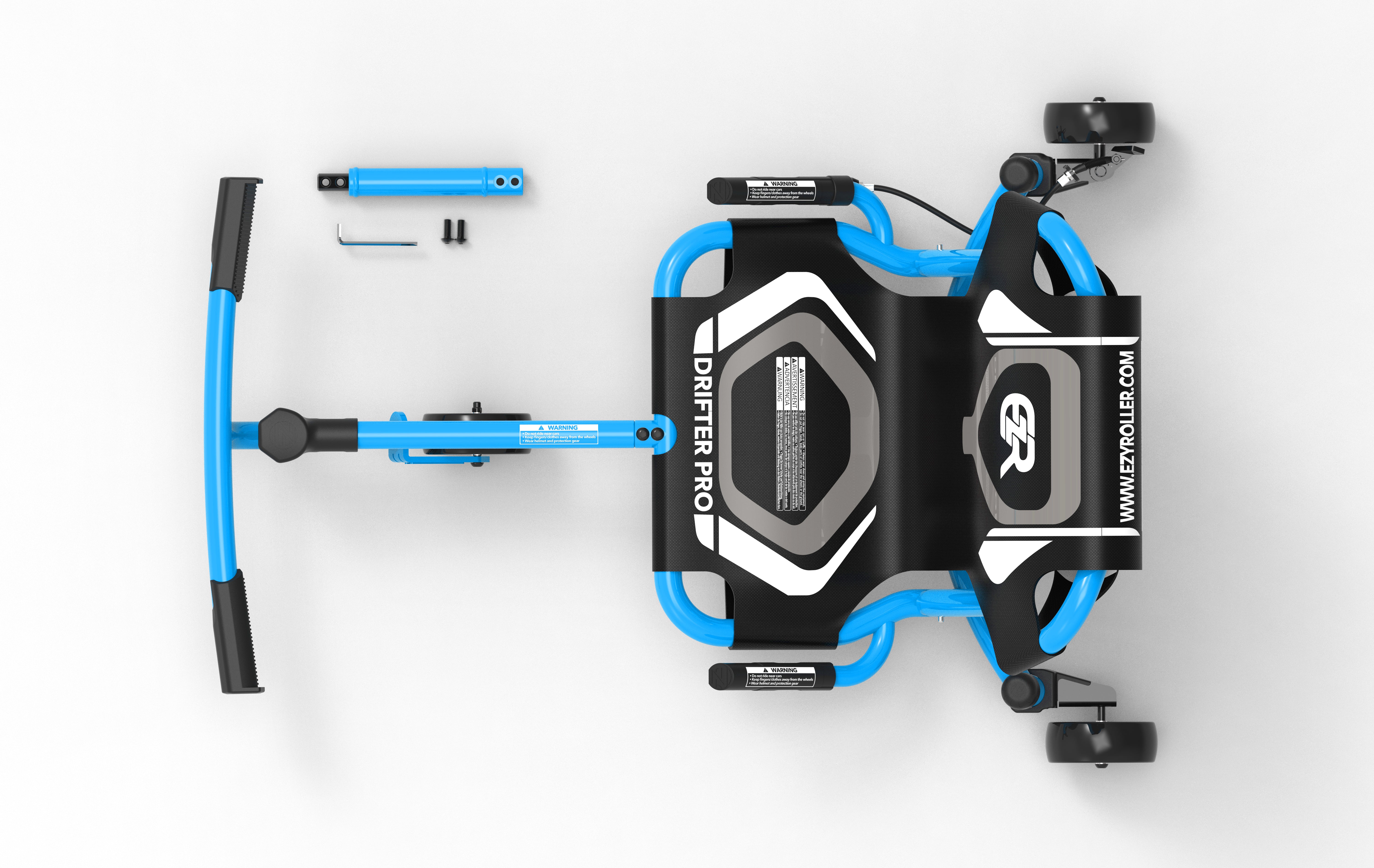 ezyroller-drifter-pro-x-aqua-blue-drift-trike image 5