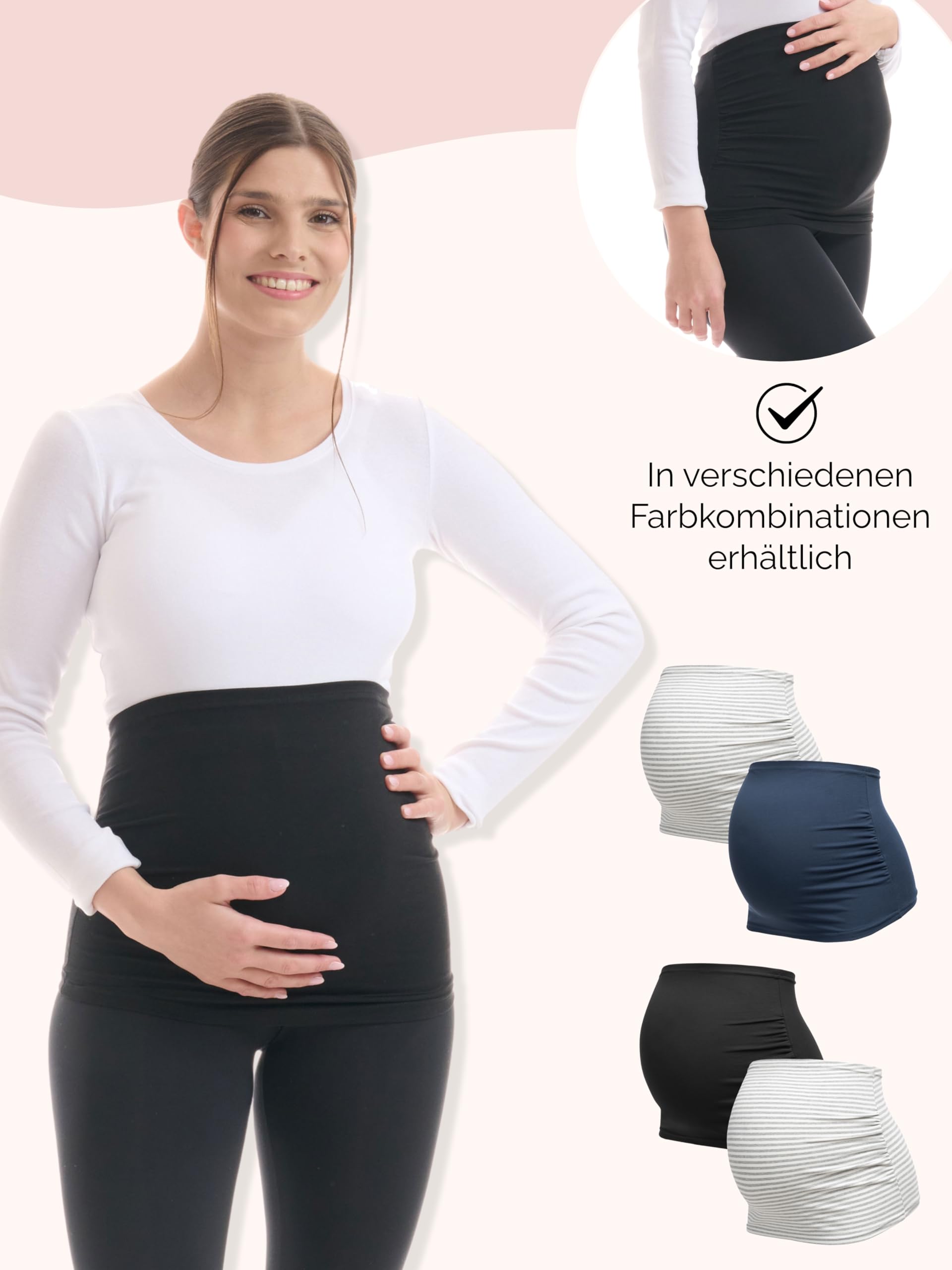 herzmutter-bauchband-6000-schwangerschaft-baumwolle-r-ckenw-rmer-2er-set image 5