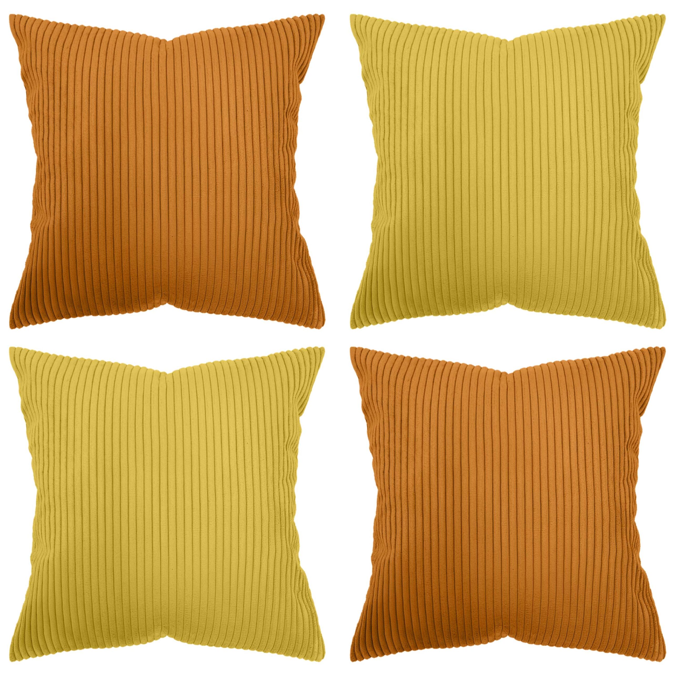 amilian-kissenbezug-4er-set-cord-optik-ohne-rei-verschluss-40x40-45x45-50x50-cm image 1