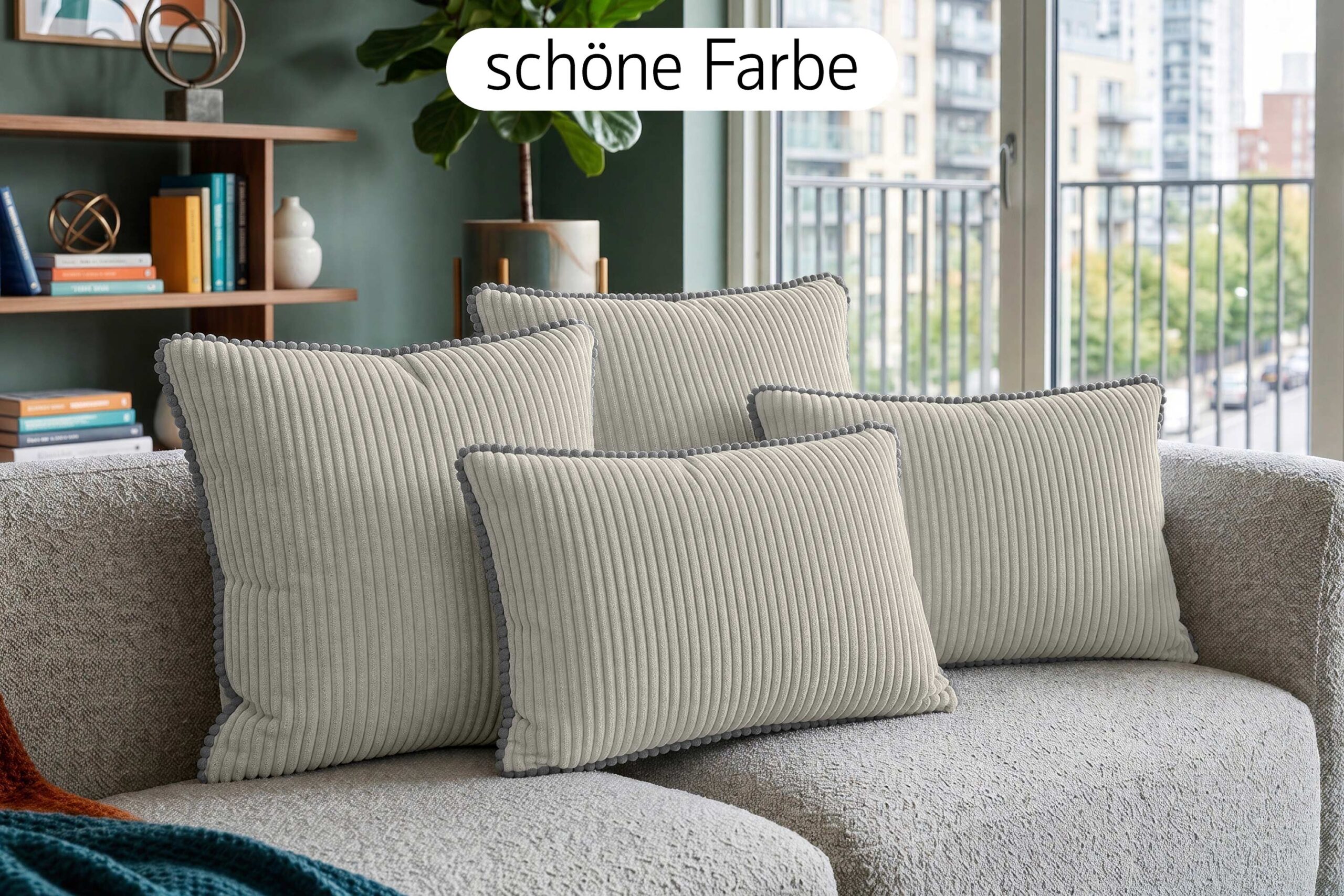 amilian-dekokissen-4er-set-mit-f-llung-35x45-40x40-cm-f-r-sofa-und-bett image 2