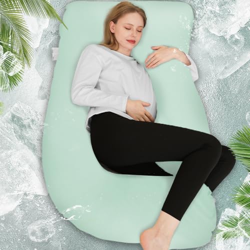chilling-home-j-form-schwangerschaftskissen-k-hlend-150x70x20-cm-cooling-gr-n image 7