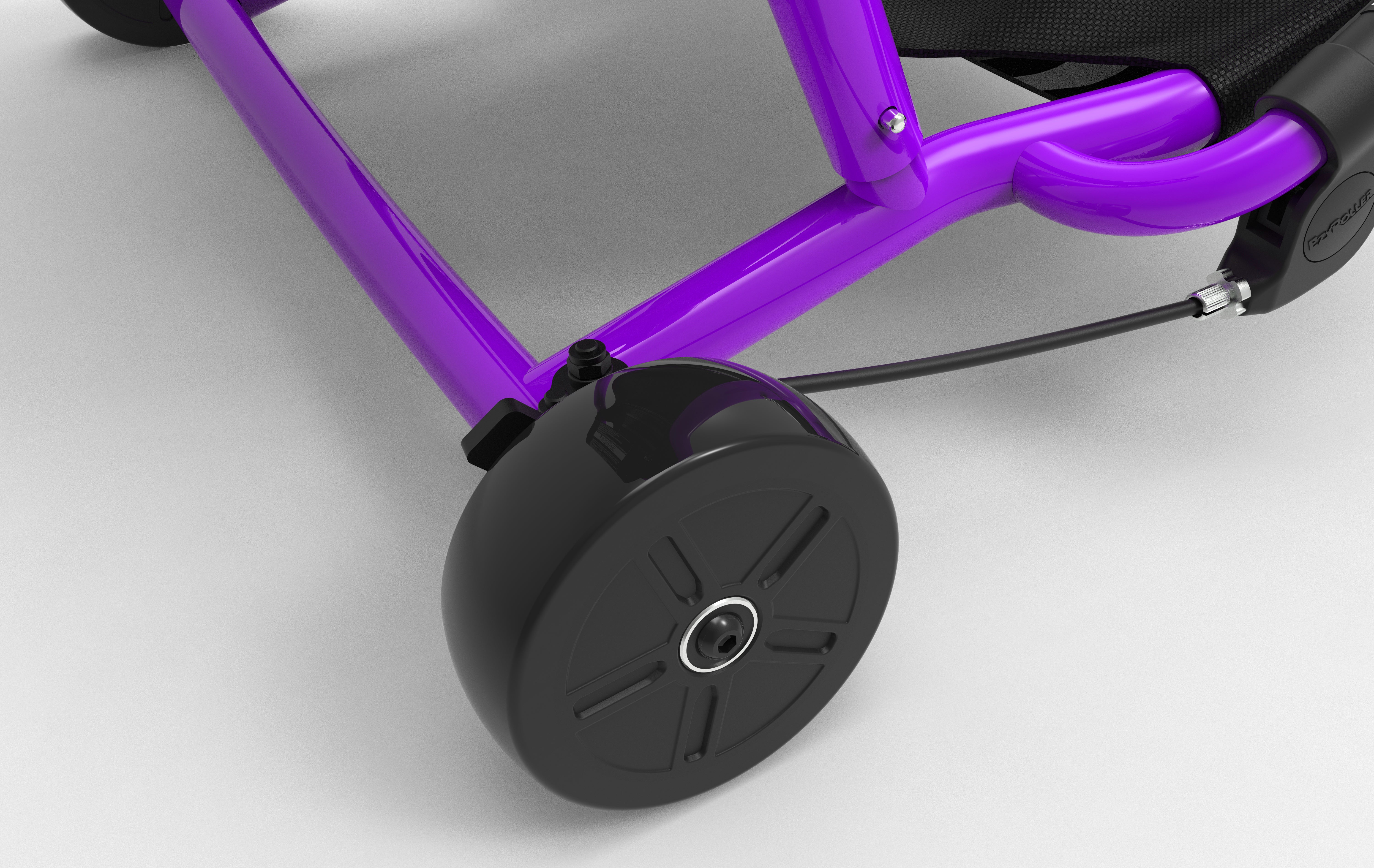 ezyroller-pro-x-royal-purple-dreirad-f-r-teens-erwachsene image 2