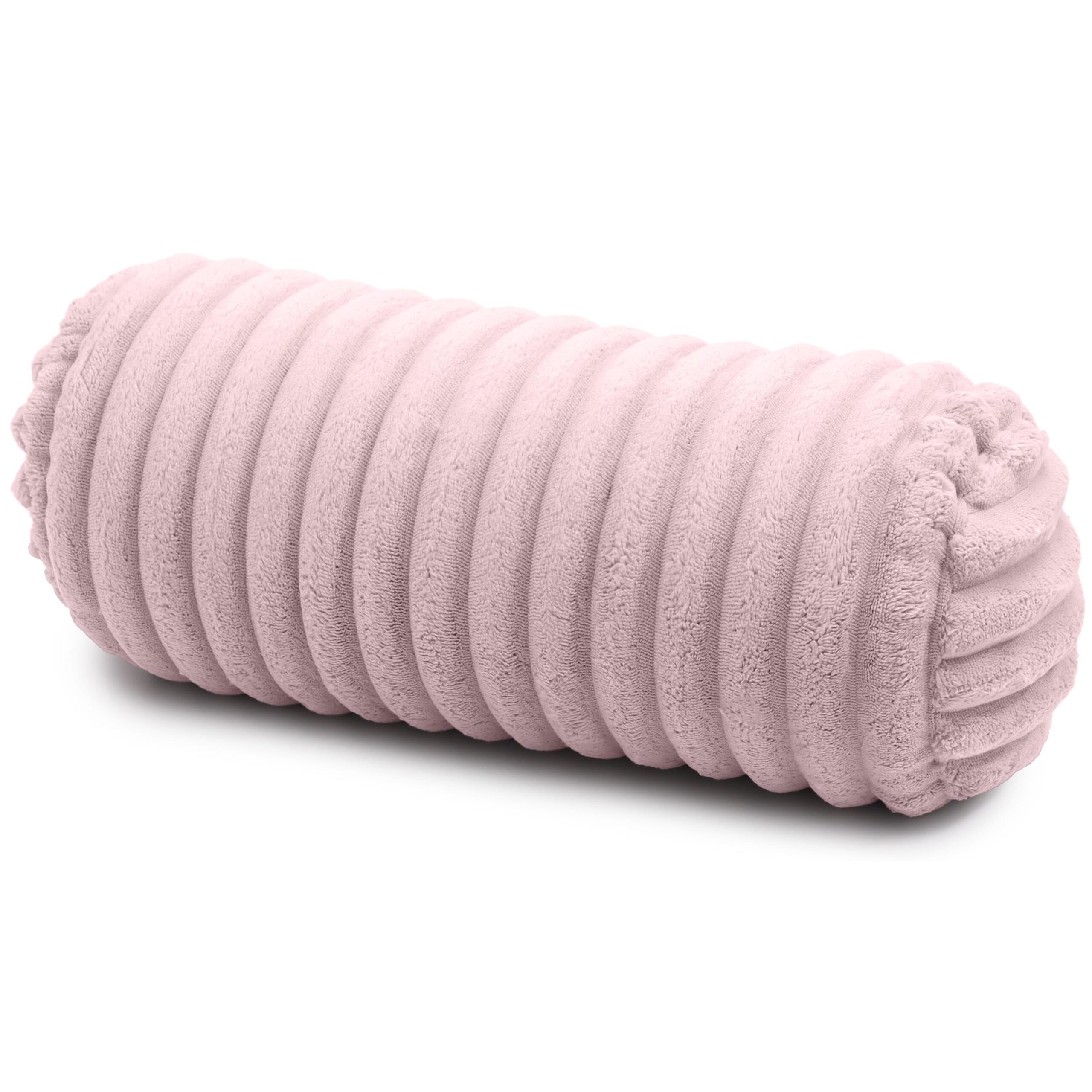 amilian-nackenrolle-40x15-cm-mit-bezug-kissenrolle-rund-f-r-bett-sofa image 1