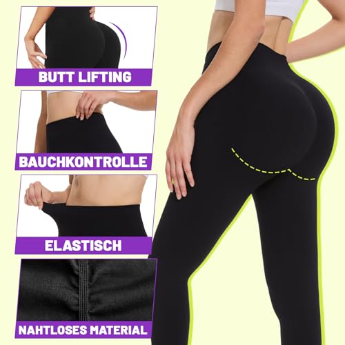 ddobb-scrunch-butt-leggings-damen-high-waist-push-up-yogahose image 8