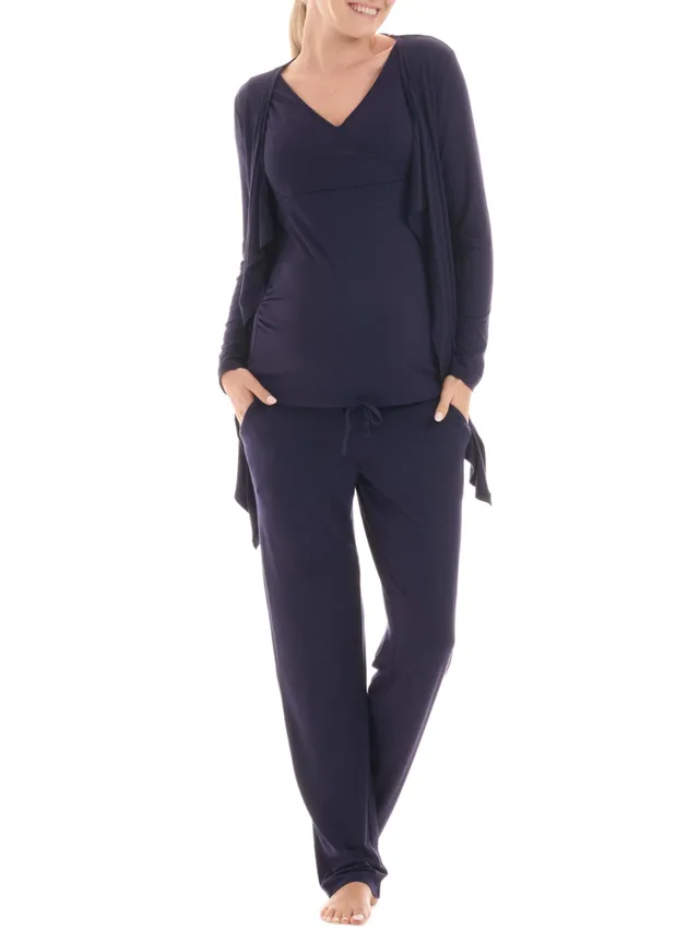 herzmutter-stillpyjama-set-8100-3-teilig-umstands-pyjama-wochenbett image 1