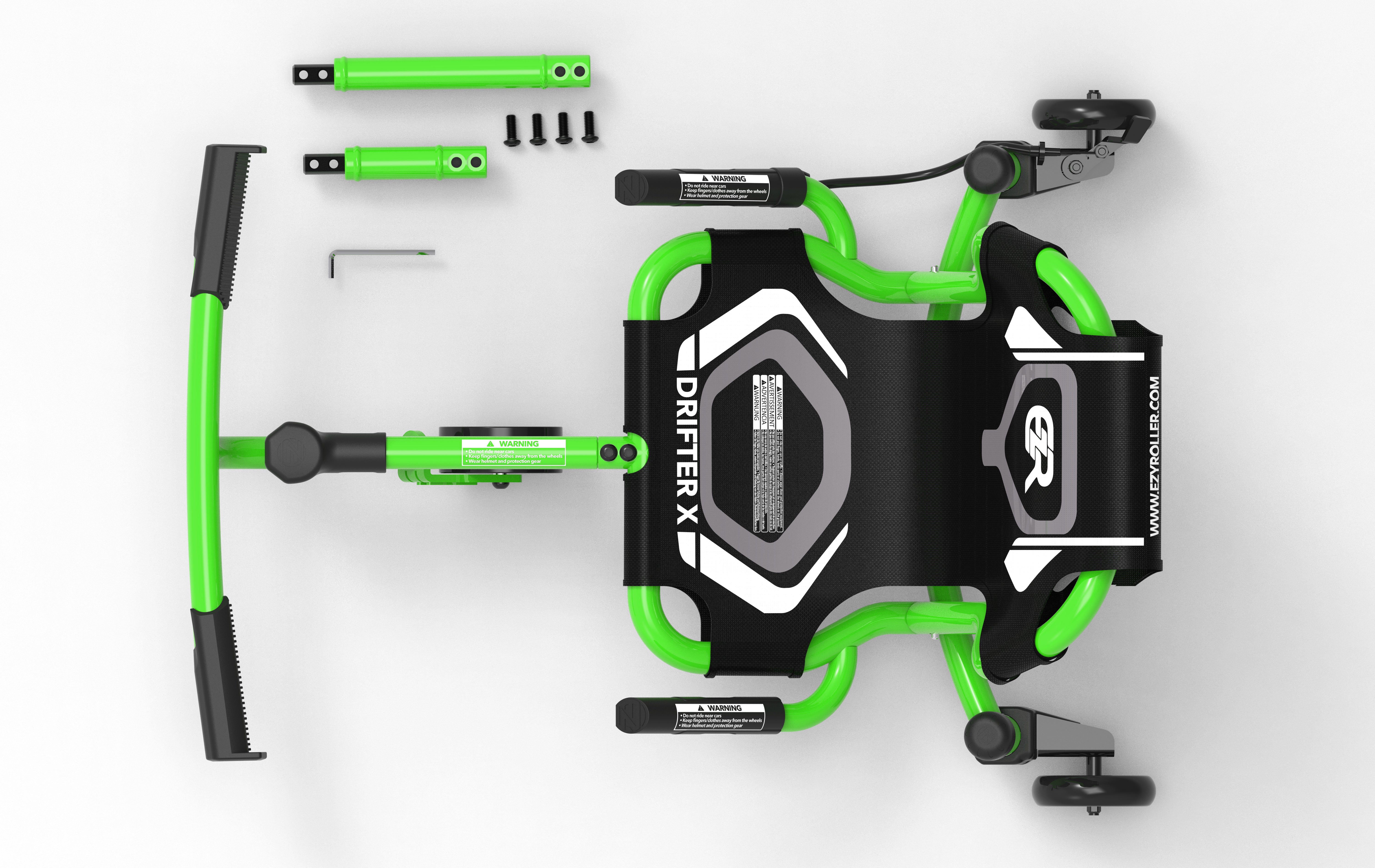ezyroller-drifter-x-lime-green-drift-trike image 6