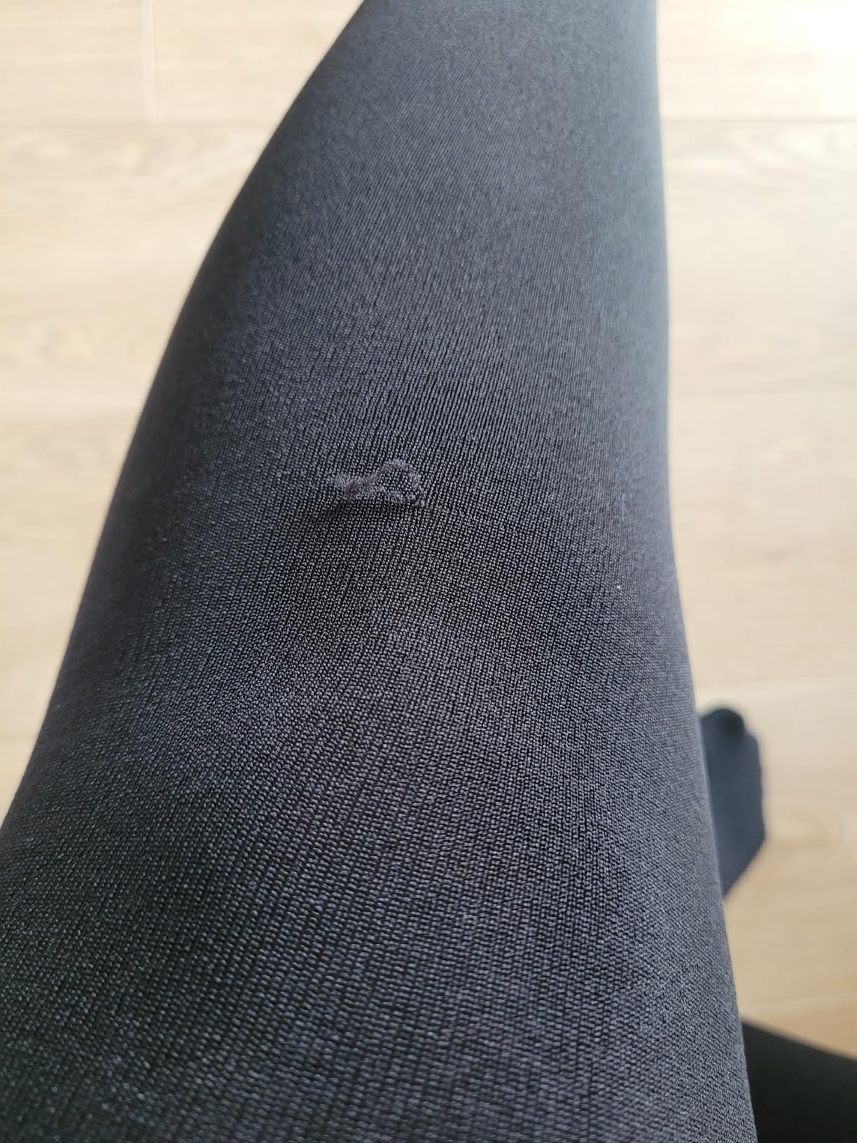 Warm, aber etwas eng an den Oberschenkeln