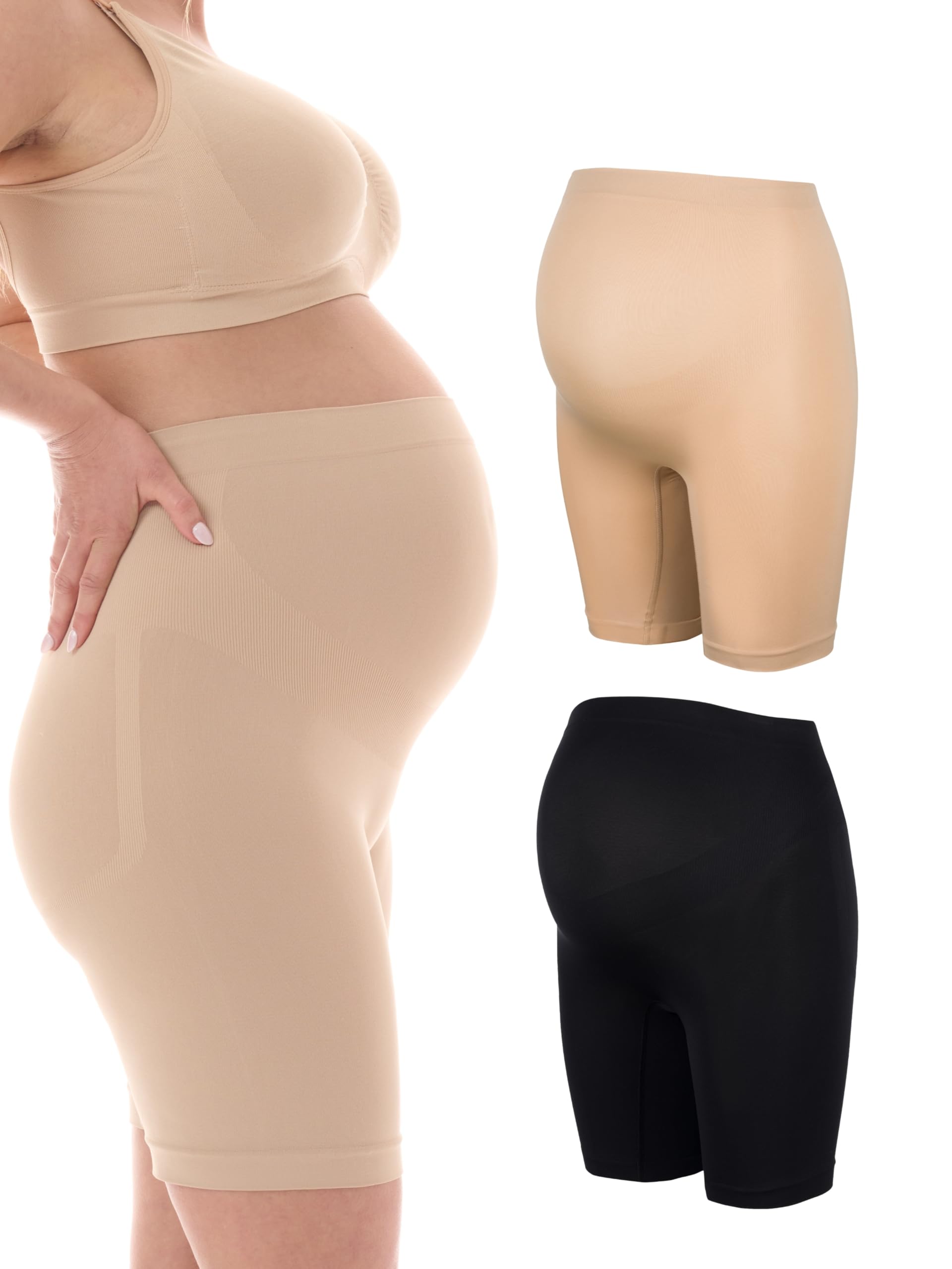 herzmutter-umstandsslip-seamless-langes-bein-5500-umstandshose image 1