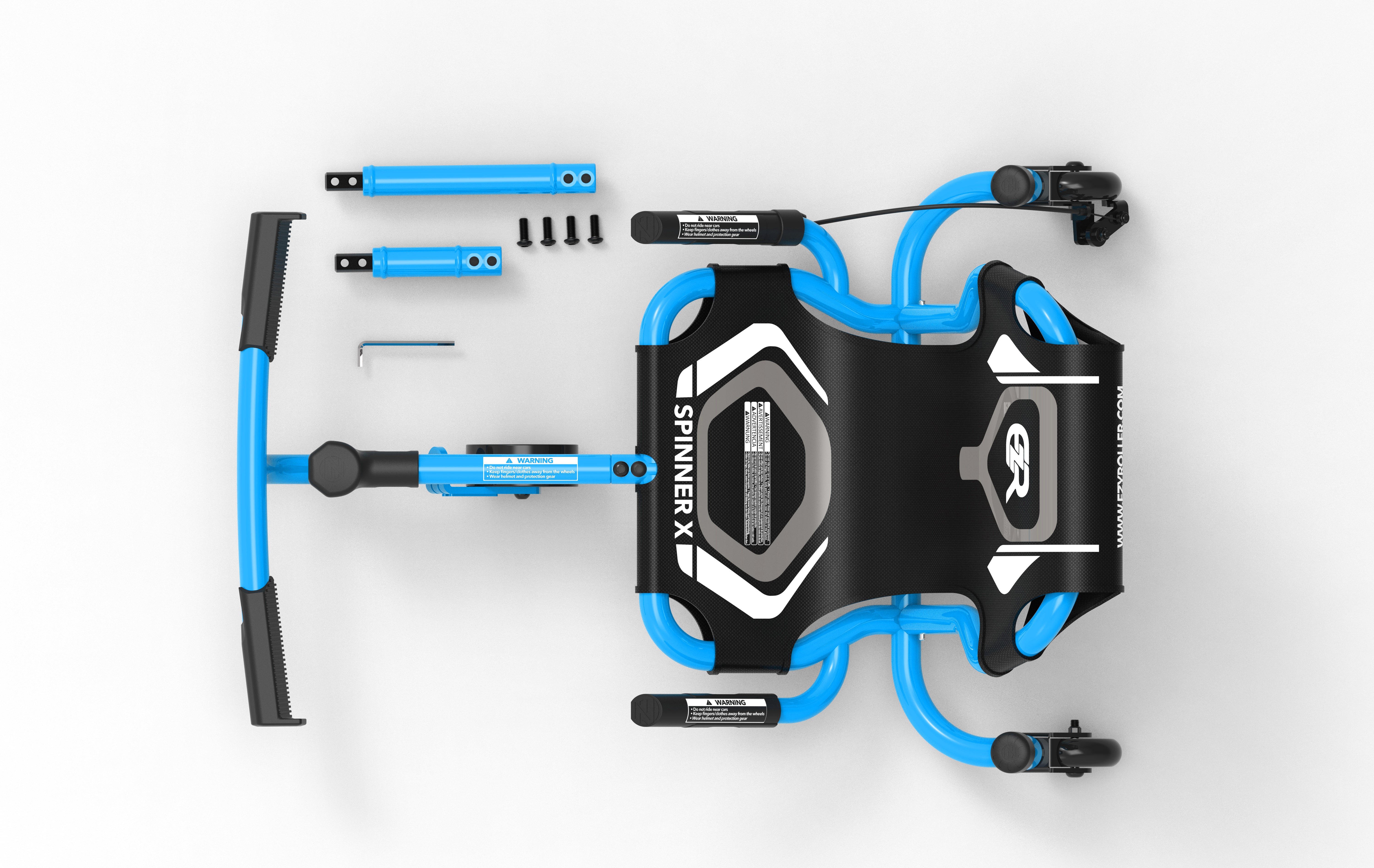 ezyroller-spinner-aqua-blue-360-dreirad-roller image 4