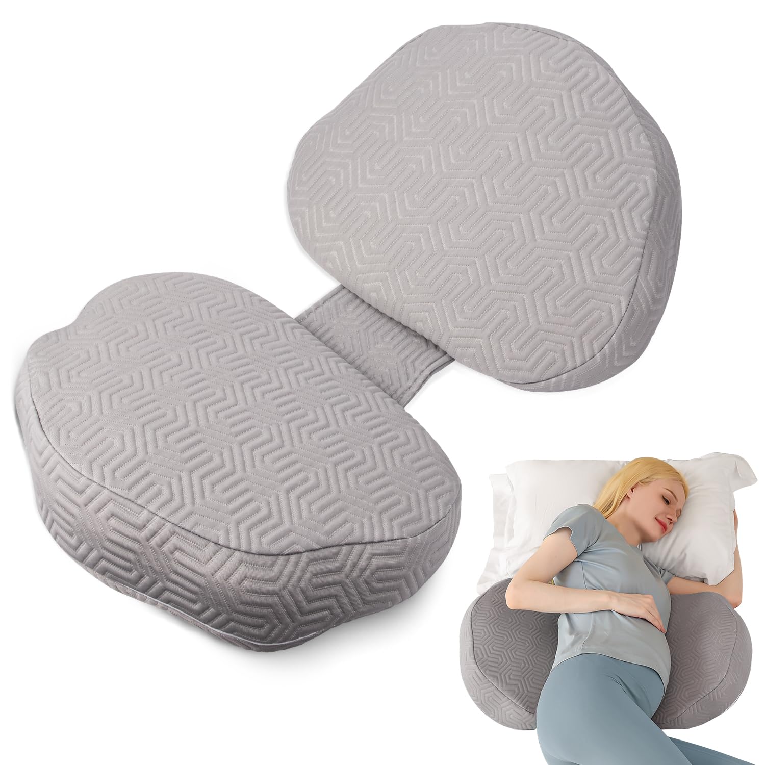 chilling-home-schwangerschaftskissen-wedge-memory-foam-kompaktes-seitenschl-ferk image 1