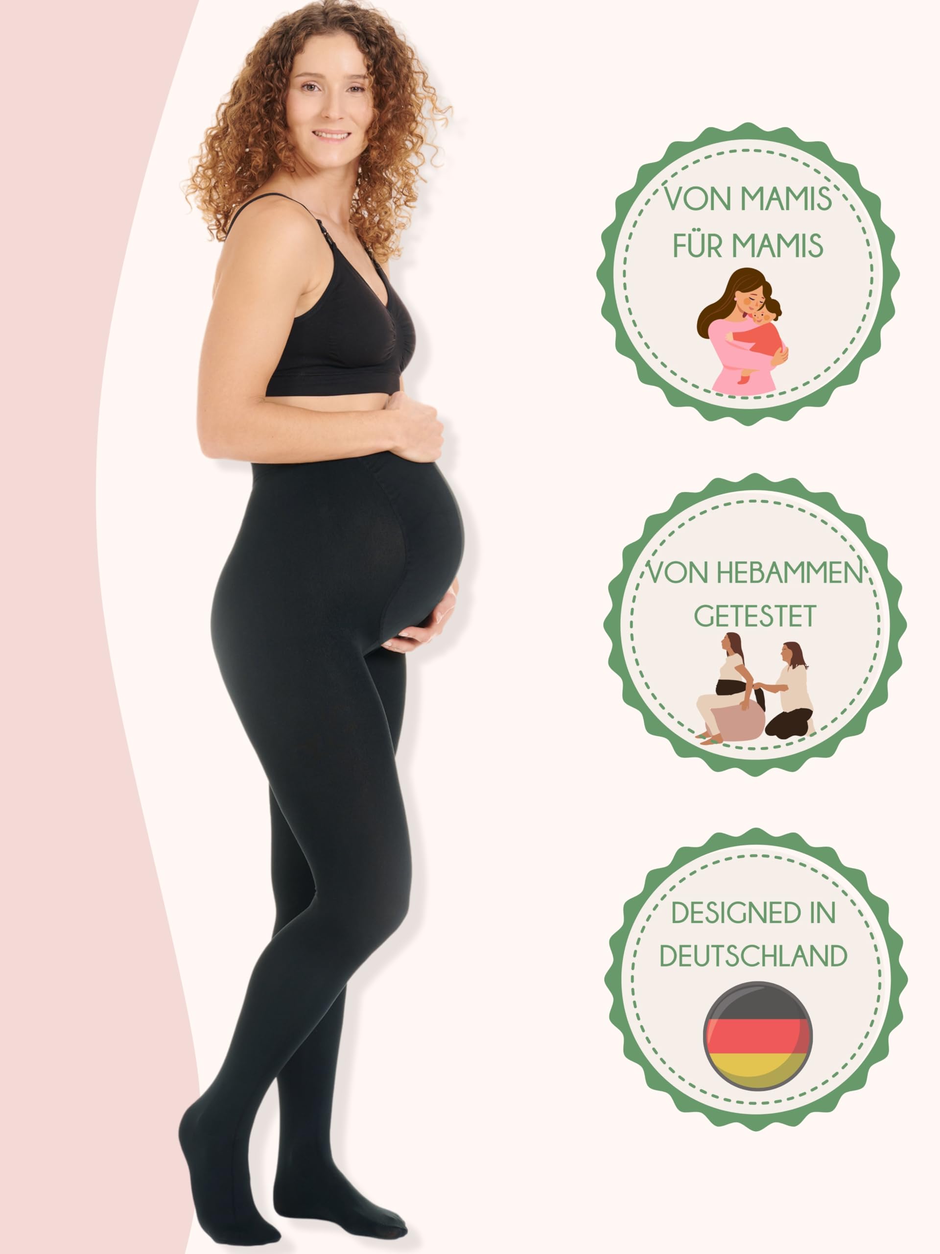 herzmutter-umstandsstrumpfhose-1700-thermo-blickdicht-matt-schwarz image 2