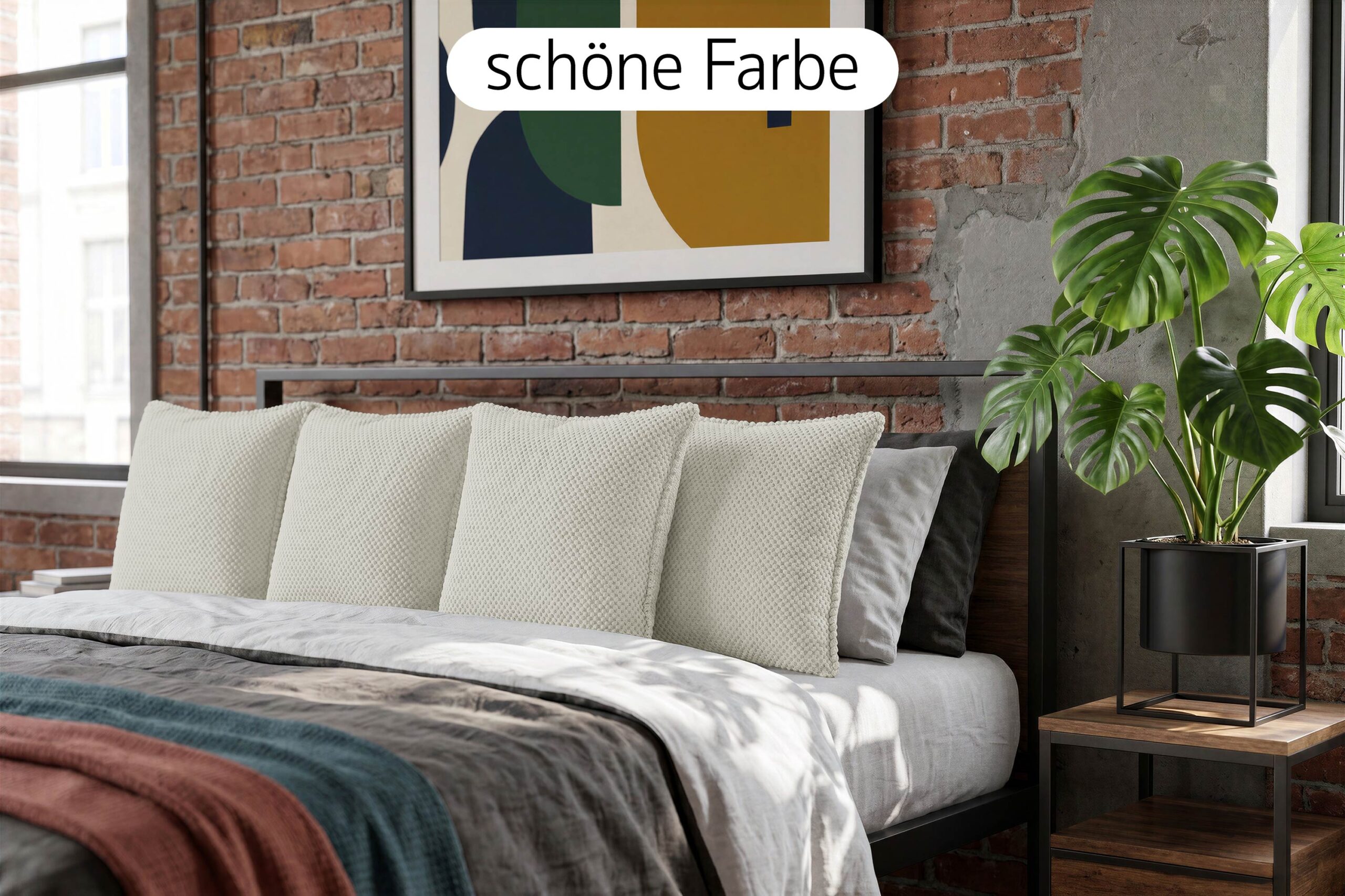 amilian-dekokissen-4er-set-mit-f-llung-f-r-sofa-40x40-45x45-50x50-cm image 4