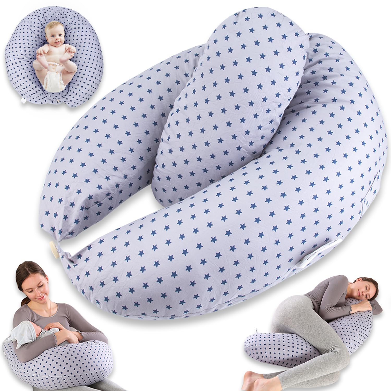 chilling-home-2-in-1-stillkissen-xxl-schwangerschaftskissen-mit-innenkissen image 1